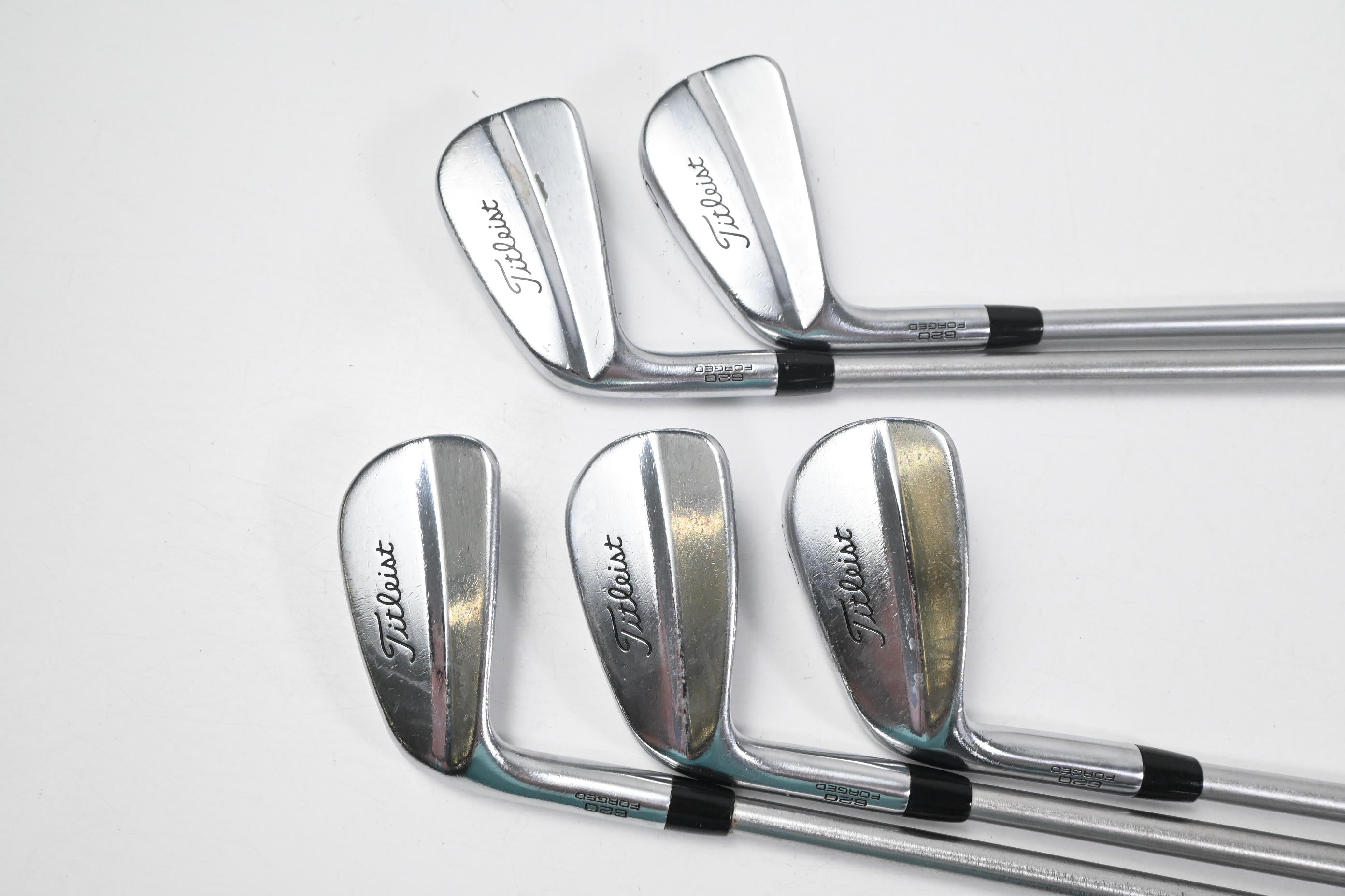 Left Hand Titleist MB 620 Irons / 5-9i / Stiff Flex Steel Shafts