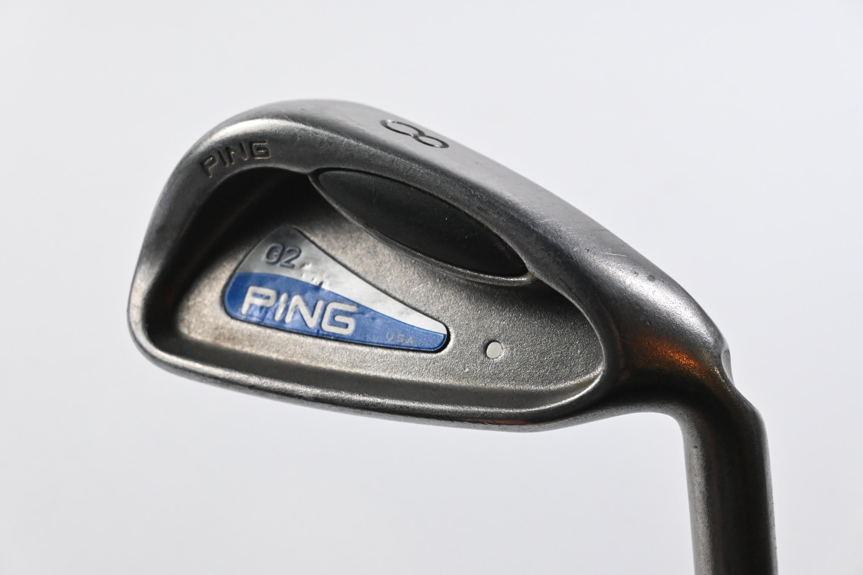 Ping G2 HL #8 Iron / White Dot / Stiff Flex Steel Shaft