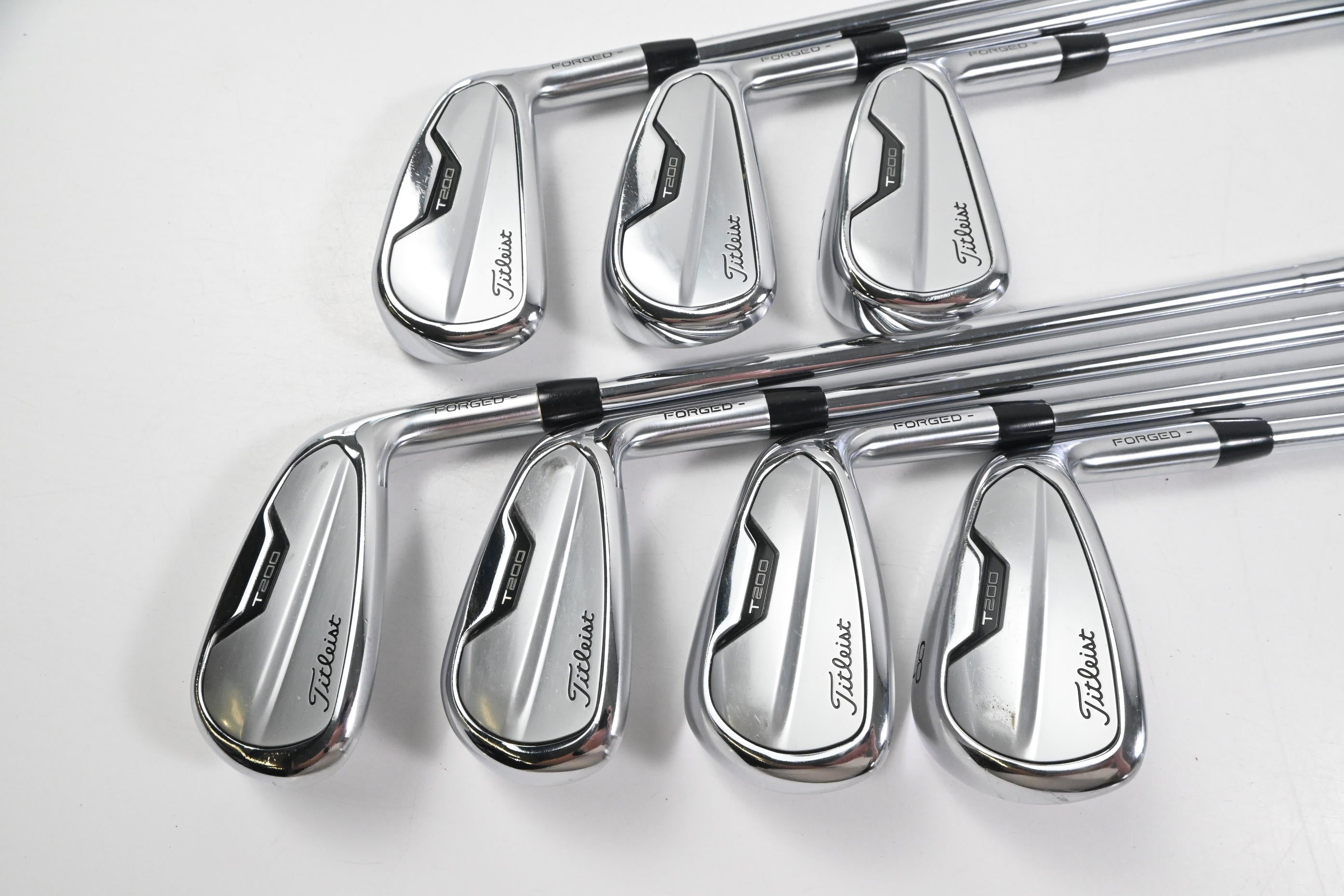 Titleist T200 2021 Irons / 5-PW+GW / Stiff Flex AMT Black S300 Shafts