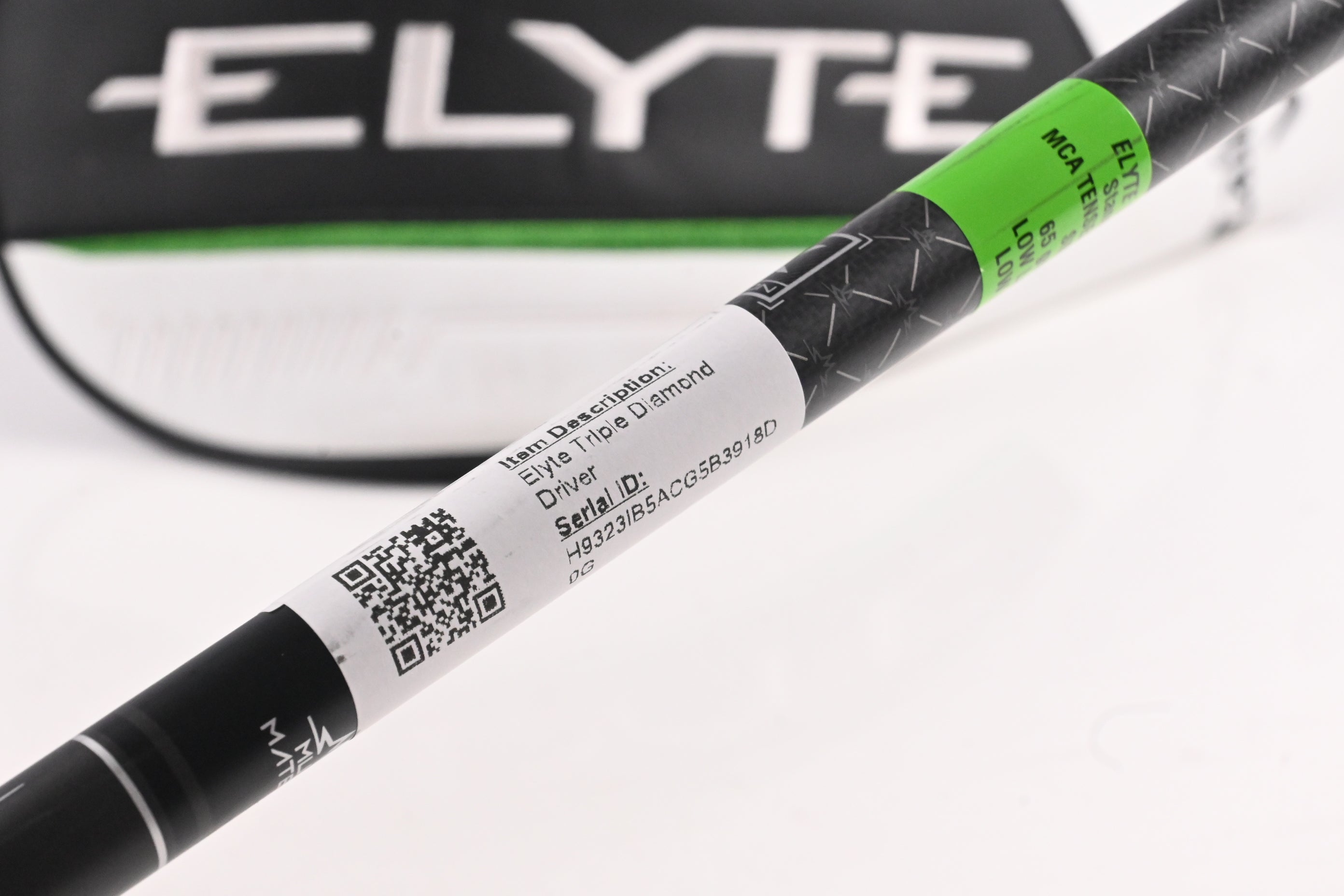 Callaway Elyte Triple Diamond Driver / 9 Degree / Stiff Flex Tensei 1K Black 65