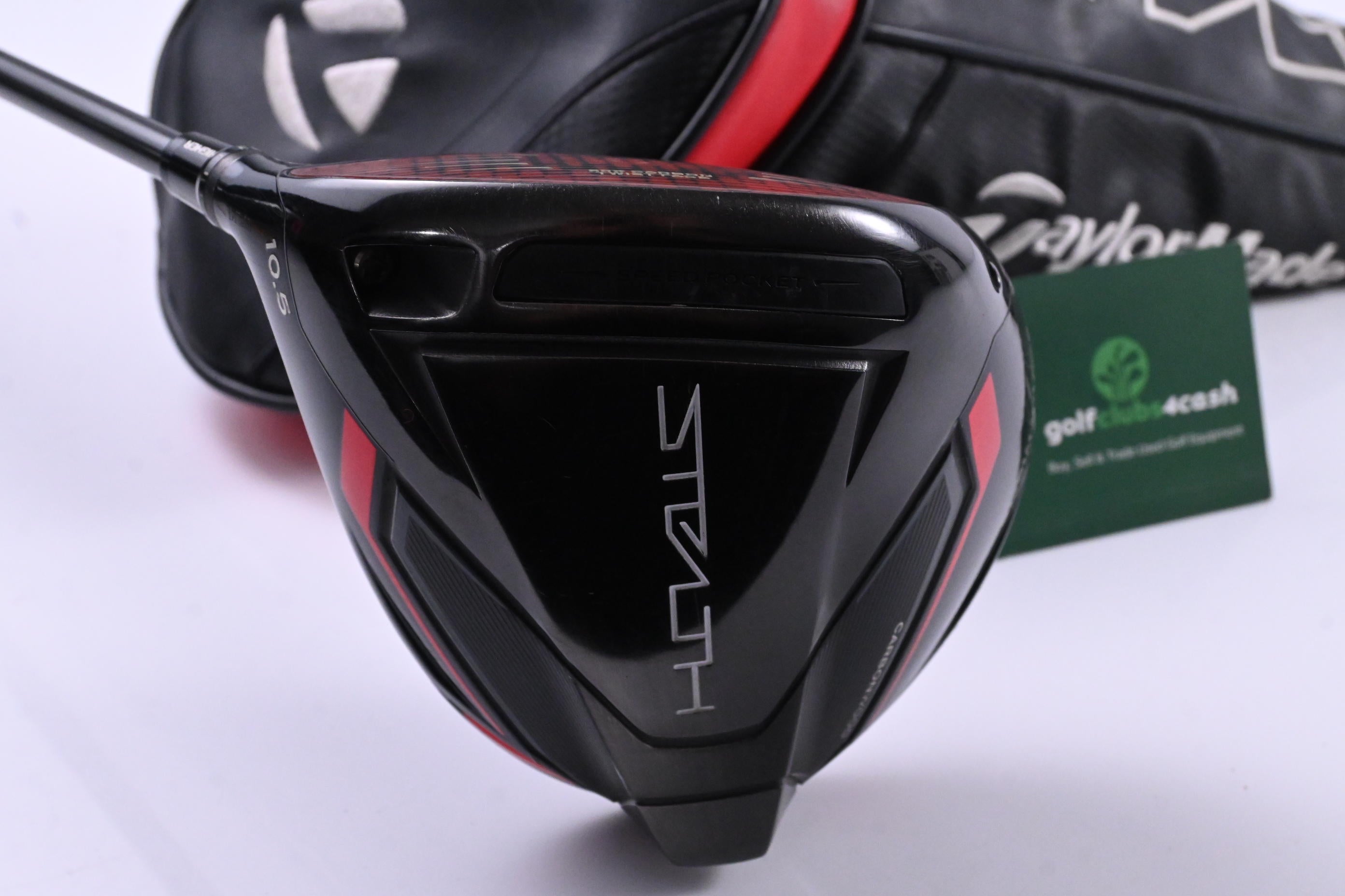 Left Hand Taylormade Stealth Driver / 10.5 Degree / Stiff Flex EvenFlow Riptide