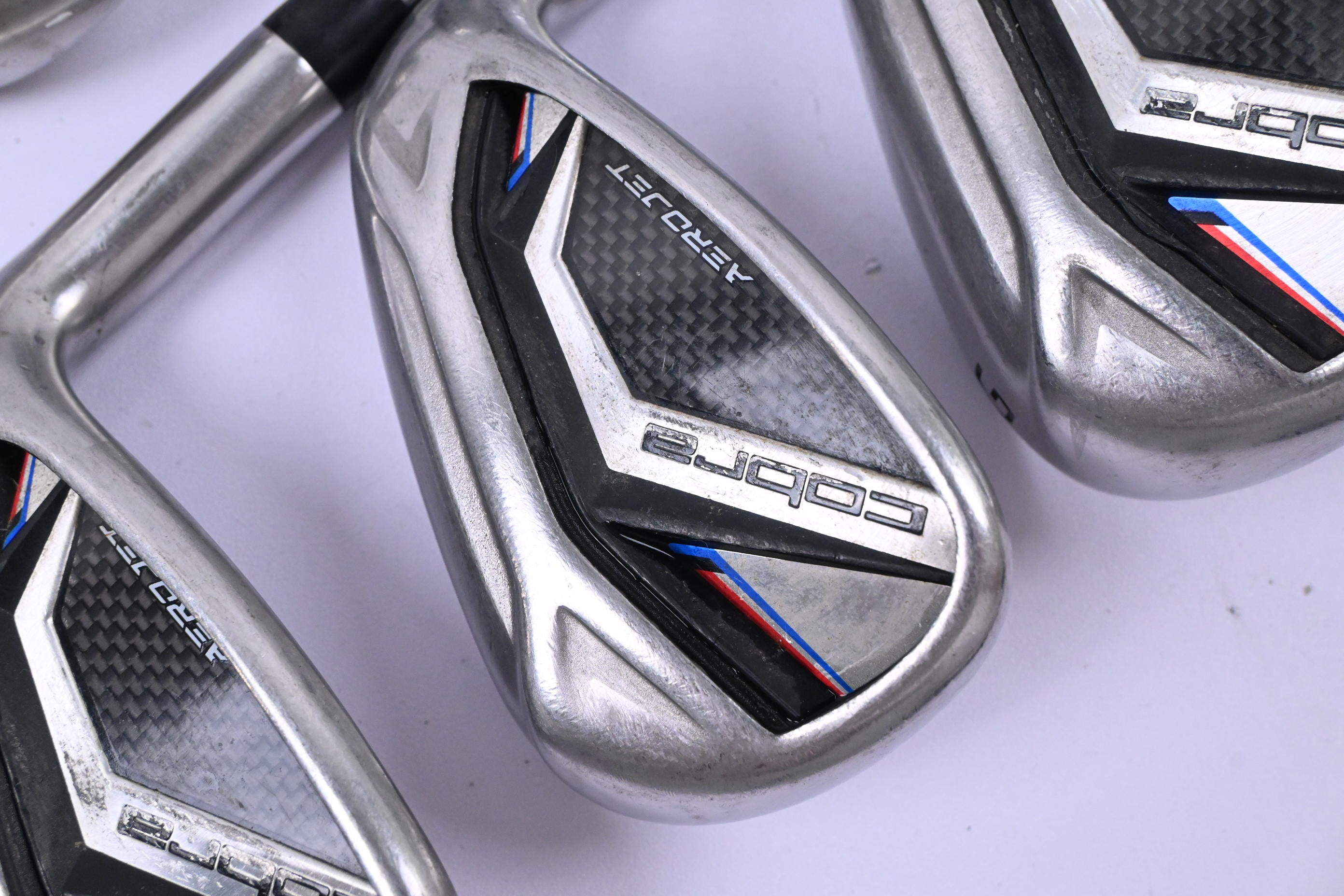 Cobra Aerojet Irons / 6-PW+GW+SW / Regular Flex KBS Tour Lite Shafts