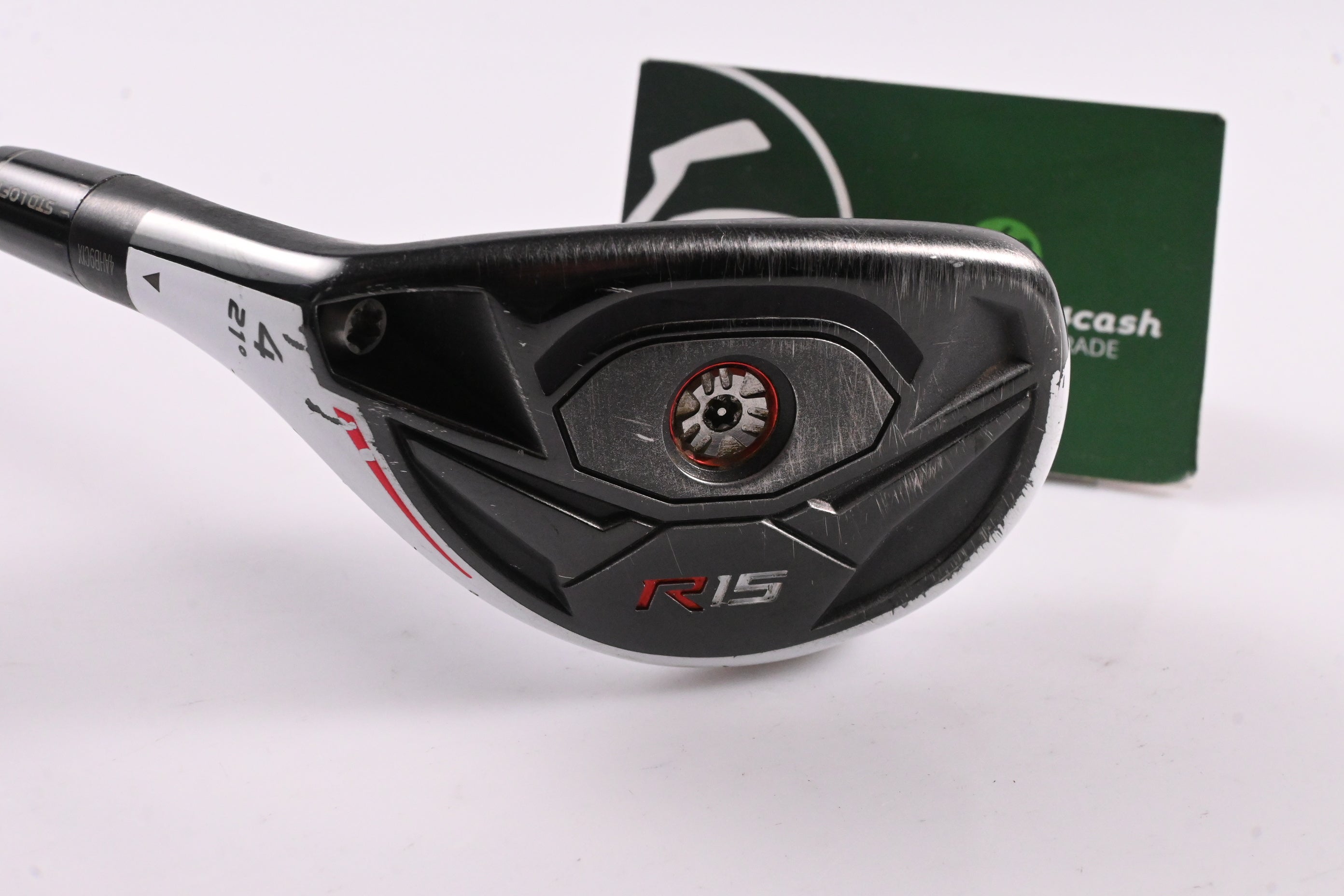 Left Hand Taylormade R15 #4 Hybrid / 21 Degree / Regular Flex Speeder57 Shaft