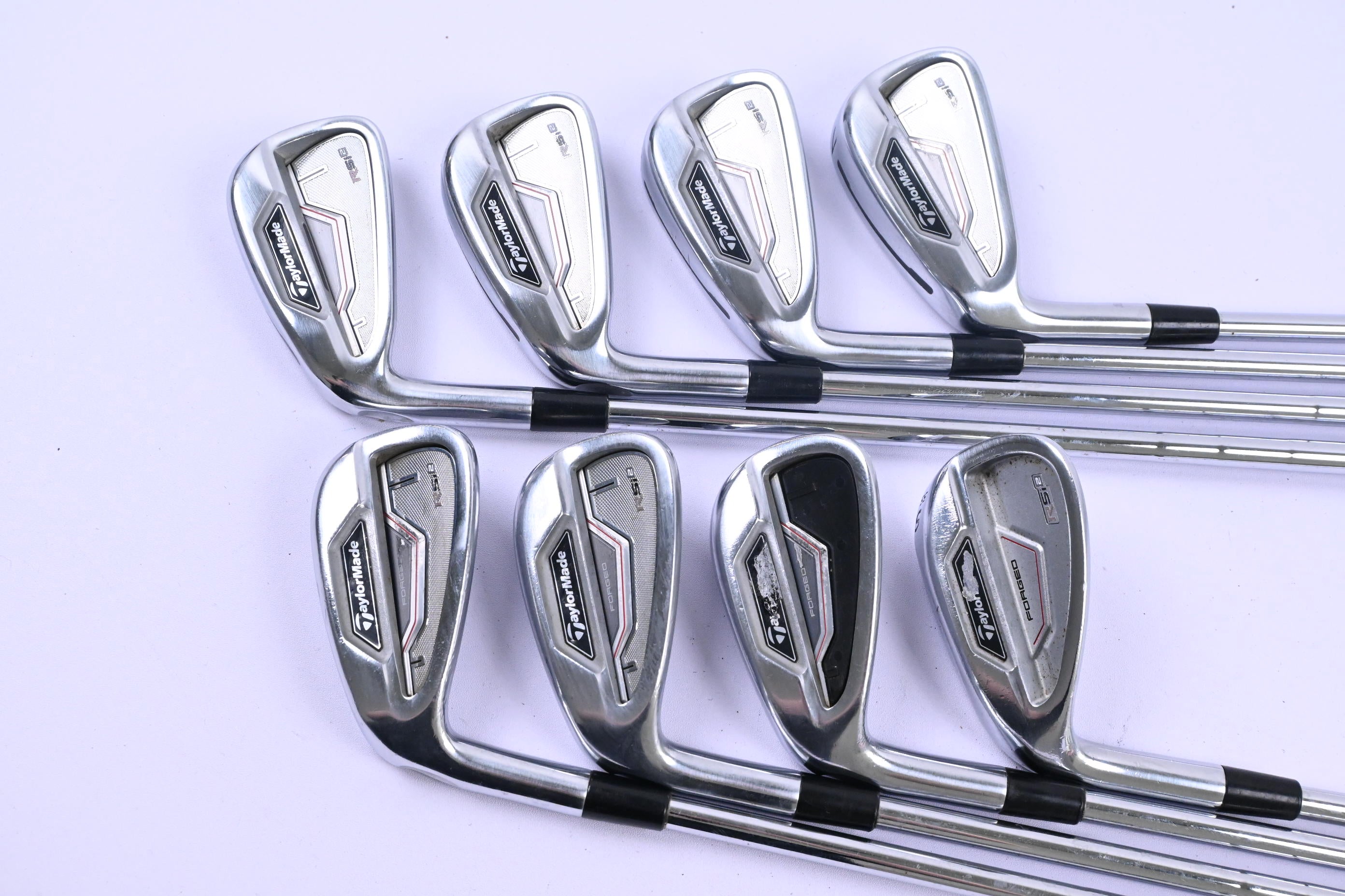 Left Hand Taylormade RSi2 Irons / 4-PW+SW / Regular Flex Steel Shafts