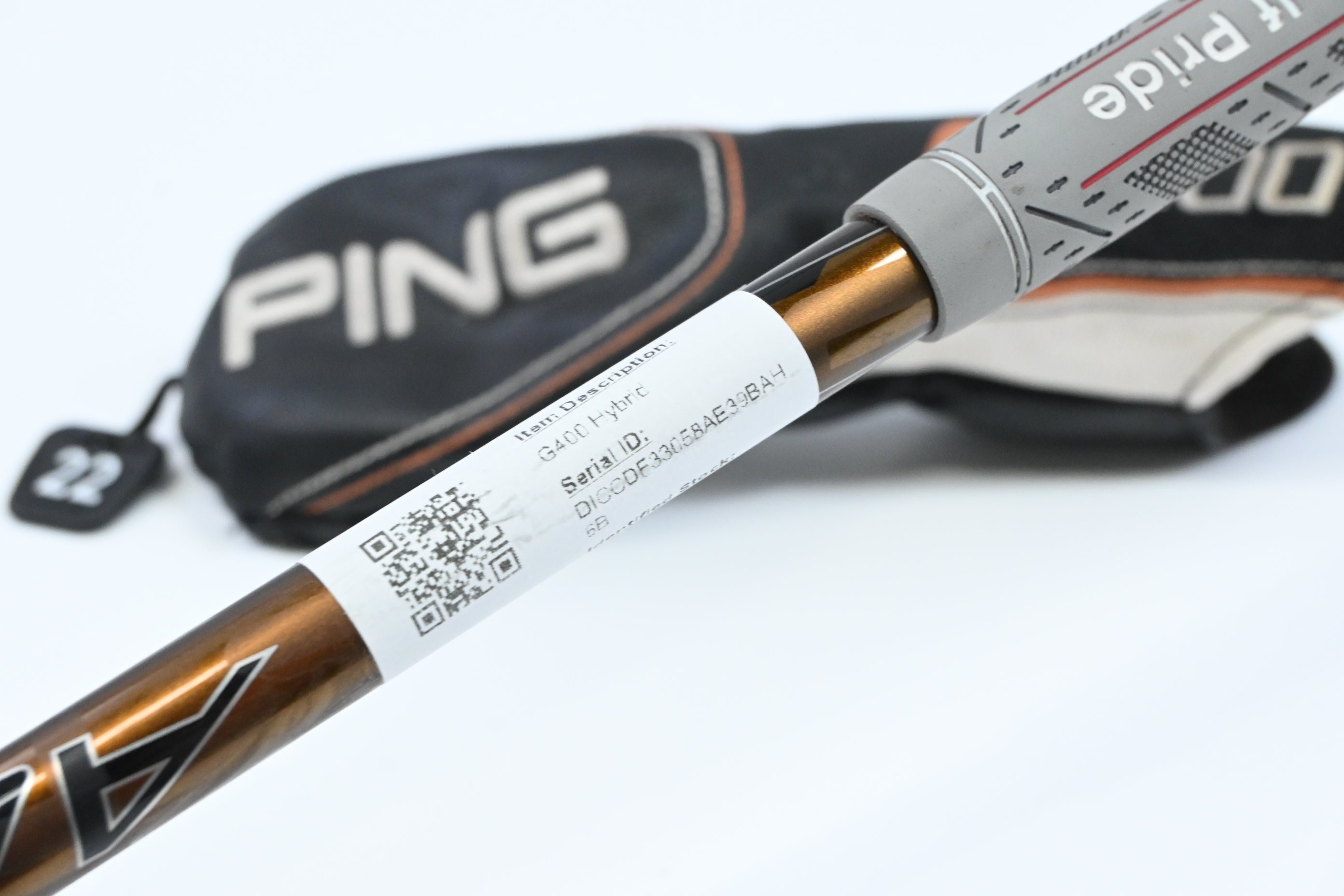 Ping G400 #3 Hybrid / 19 Degree / Regular Flex Ping Alta CB 70 Shaft