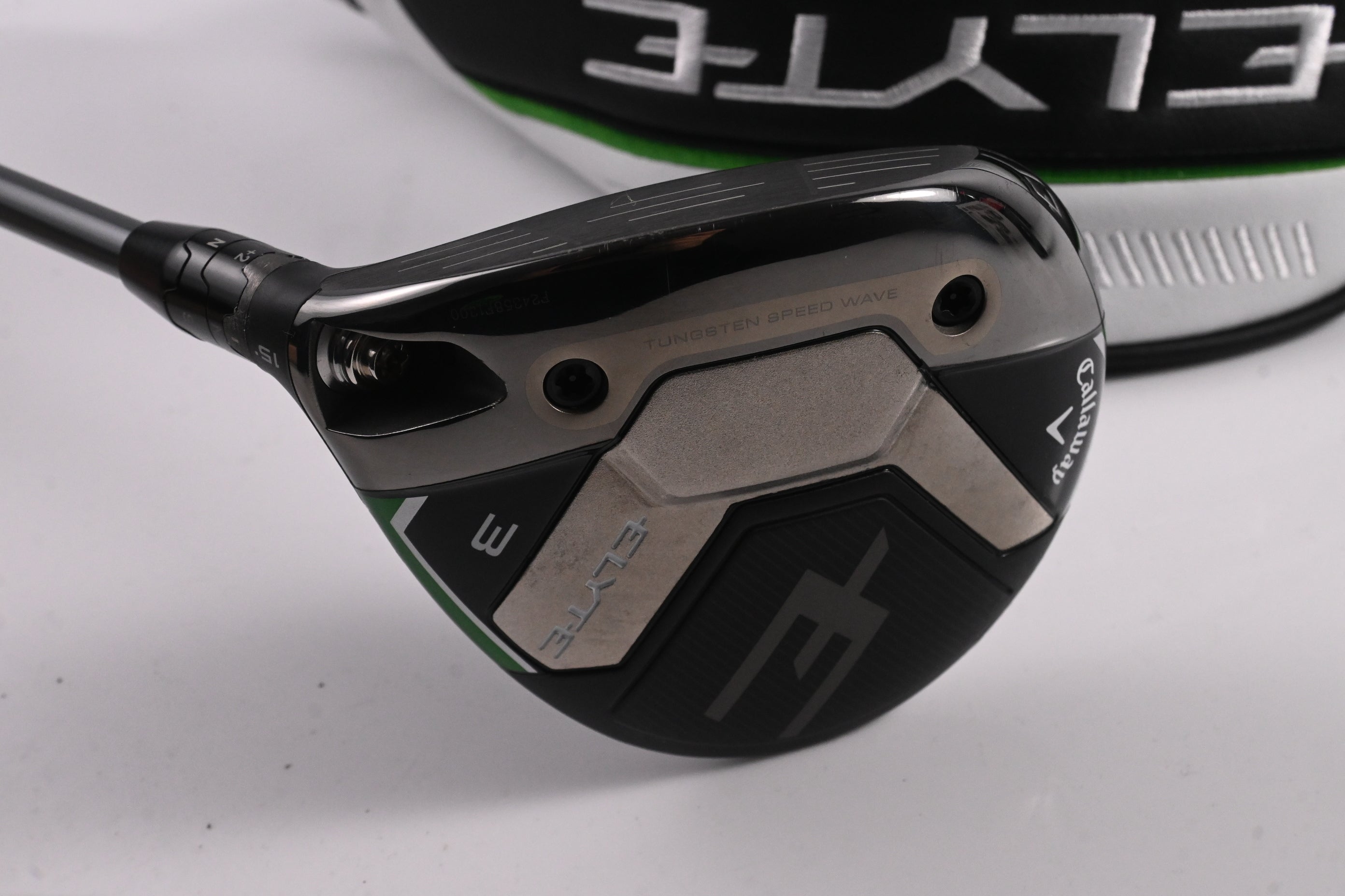 Left Hand Callaway Elyte #3 Wood / 15 Degree / Stiff Flex Denali Charcoal 70