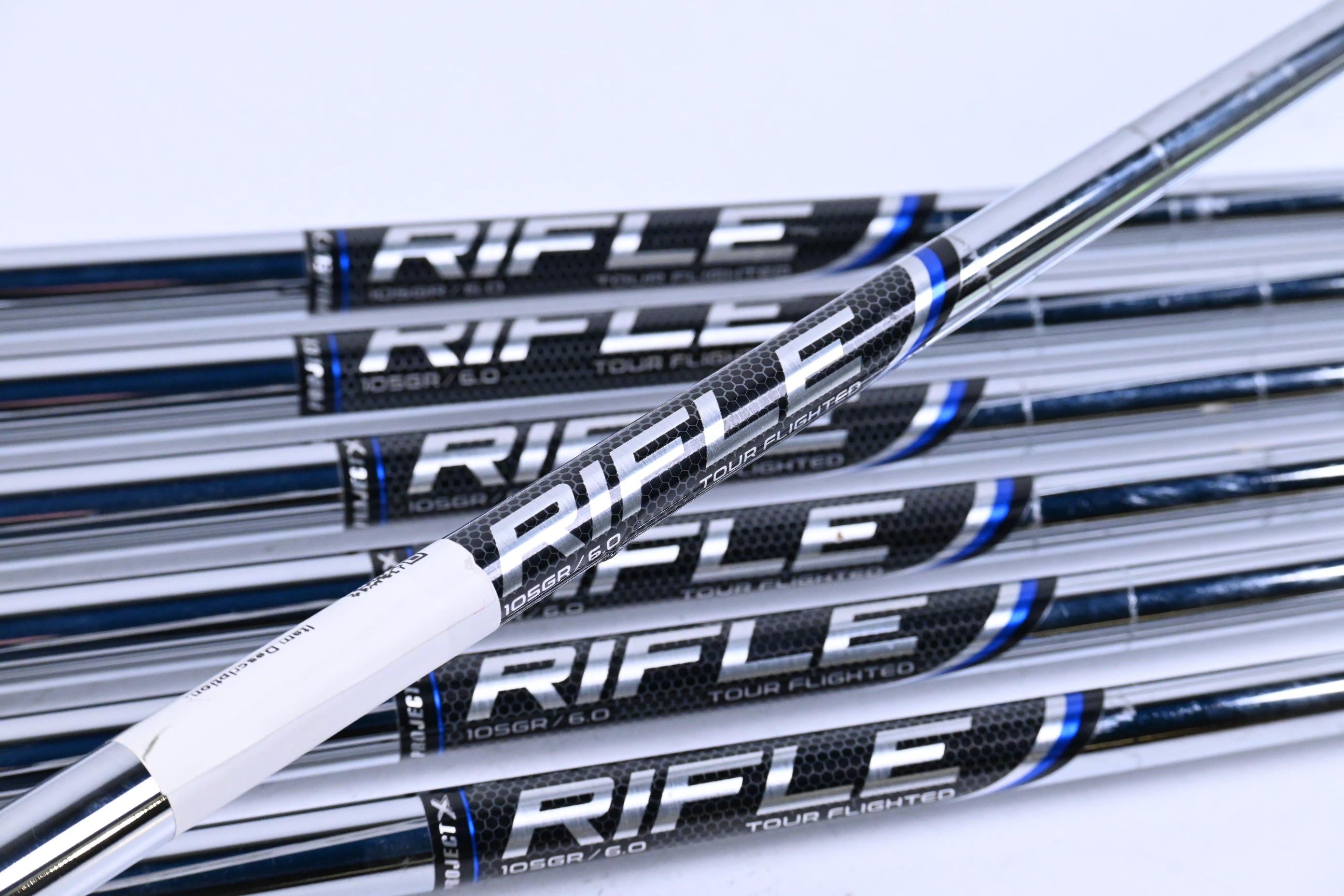 Project X Rifle Tour Flighted 105 Iron Shafts / Stiff Flex / Set Of 7 / .370 Tip