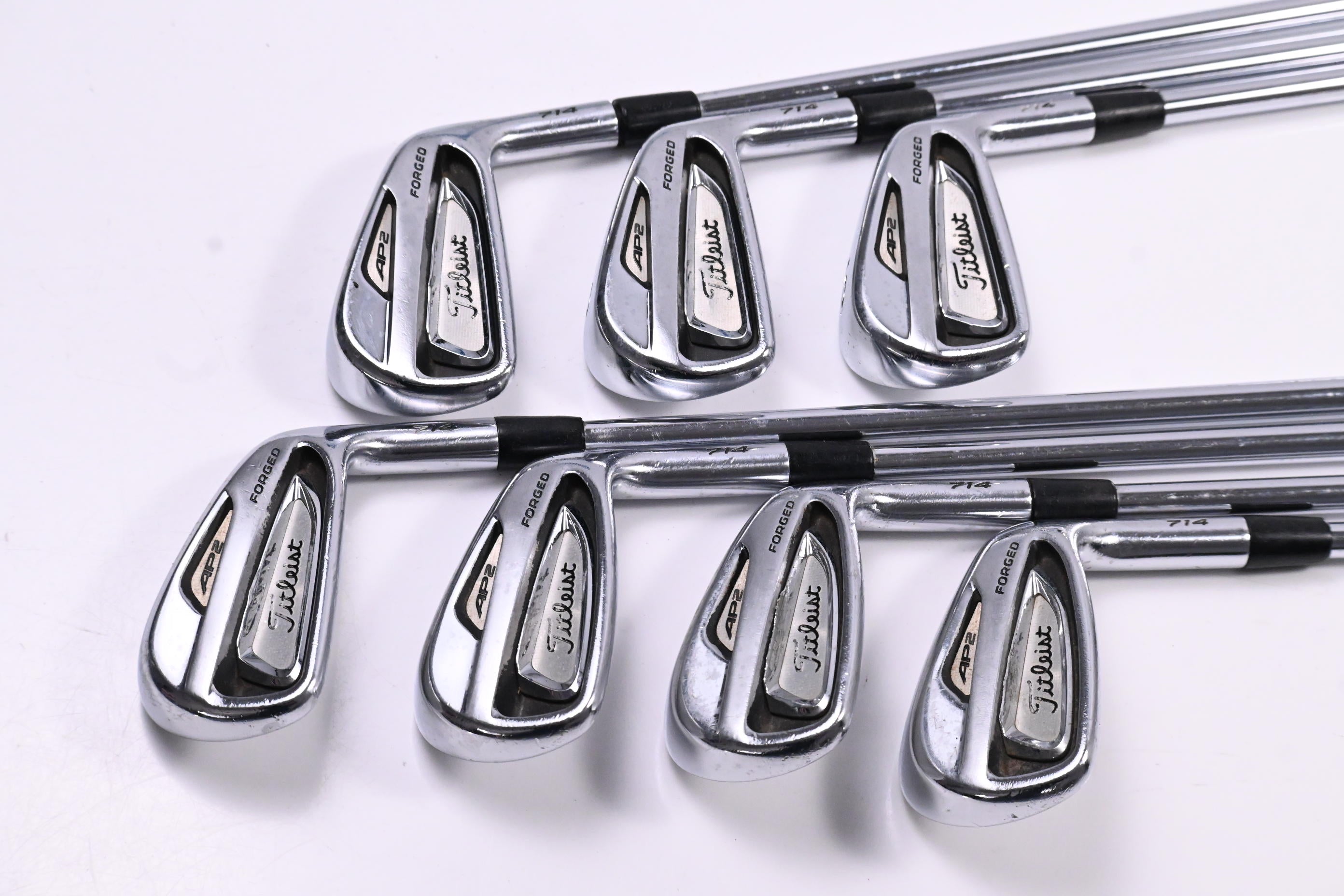 Titleist 714 AP2 Irons / 4-PW / Stiff Flex Project X Shafts