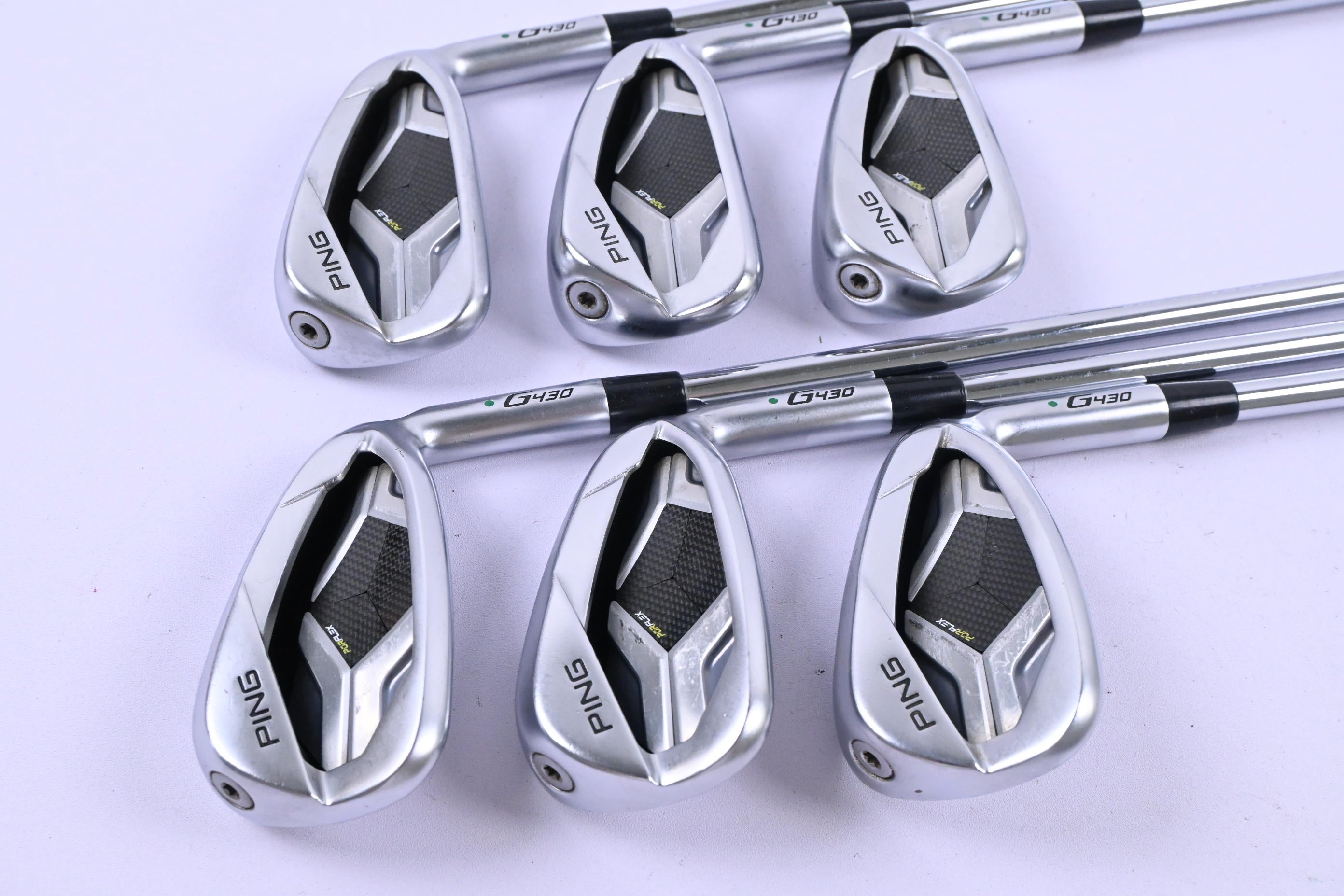 Ping G430 Irons / 5-PW / Green Dot / Regular Flex N.S.PRO Modus 3 Tour 105