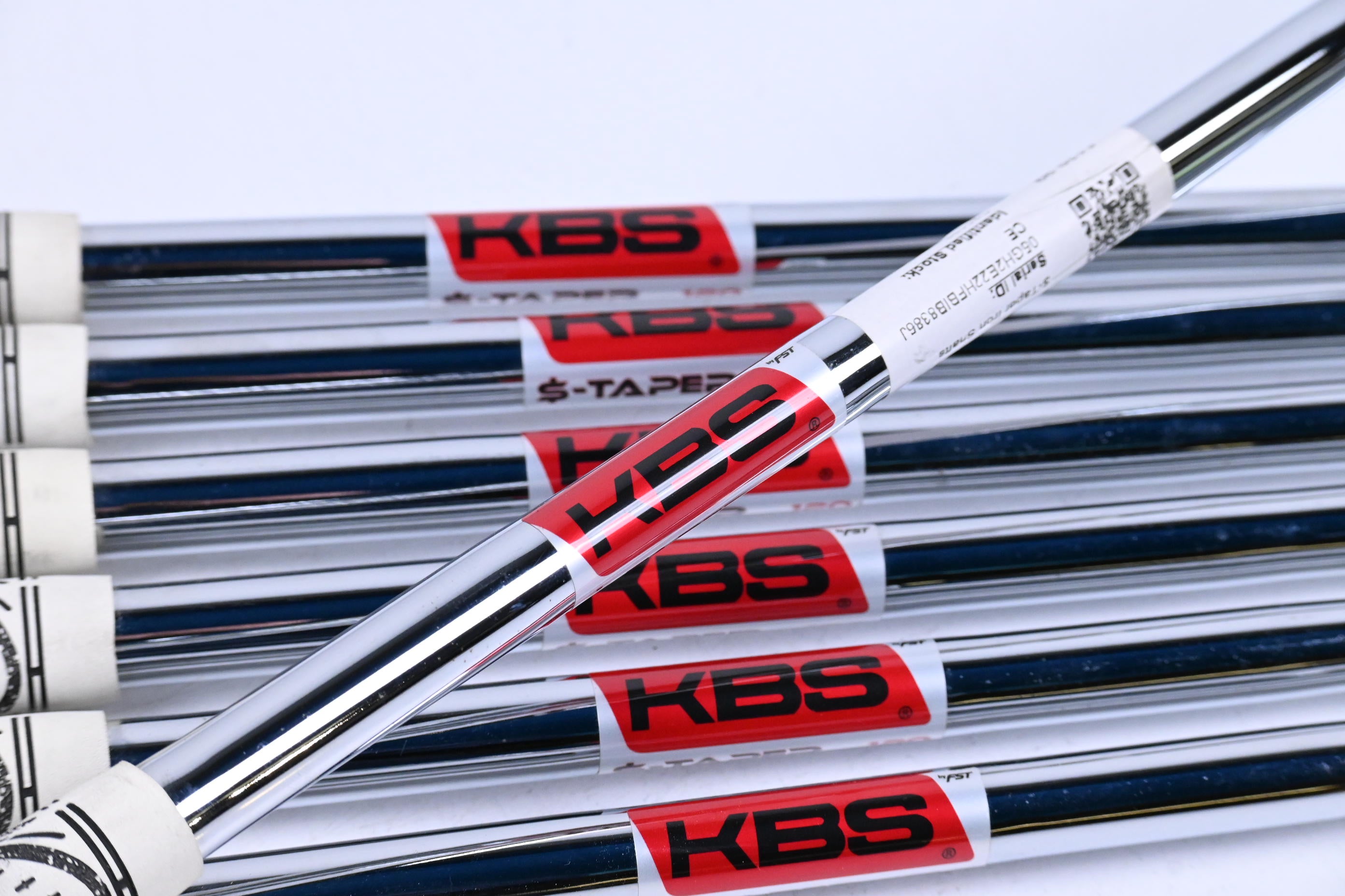 KBS $-Taper 120 Iron Shafts / Stiff Flex / Set of 7 / .355 Tip
