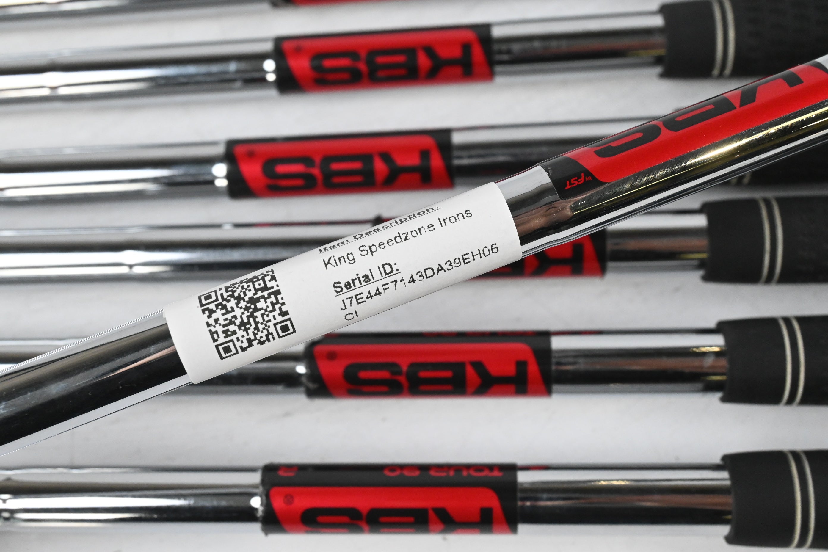 Cobra King Speedzone Irons / 5-PW+GW / Regular Flex KBS Tour 90 Shafts