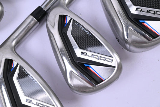 Cobra Aerojet Irons / 5-PW / Regular Flex KBS Tour Lite Shafts