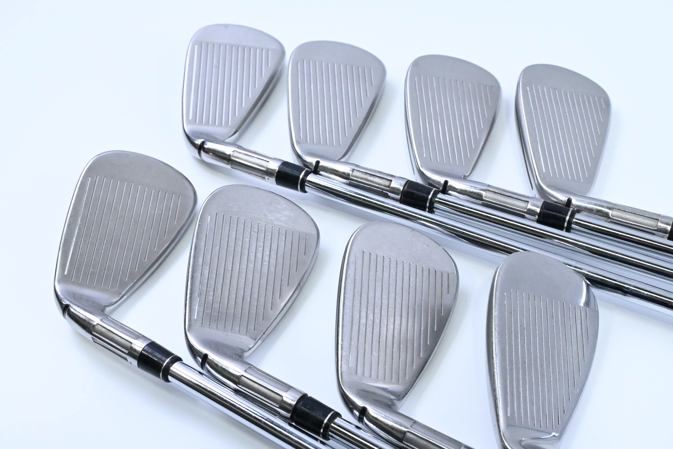 Taylormade M6 Irons / 4-PW+AW / Stiff Flex KBS Tour Shafts