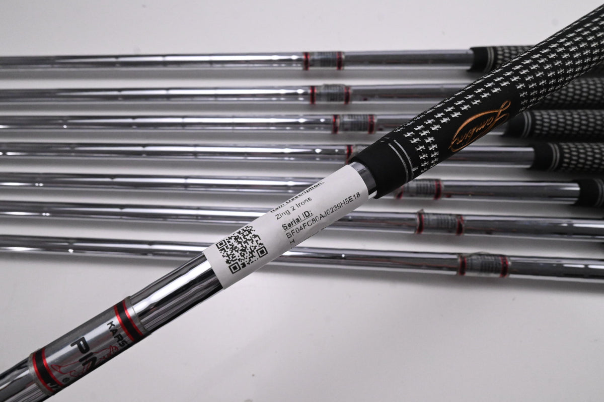 Ping Zing 2 Irons / 3-PW / Black Dot / Stiff Flex Ping JZ Shafts