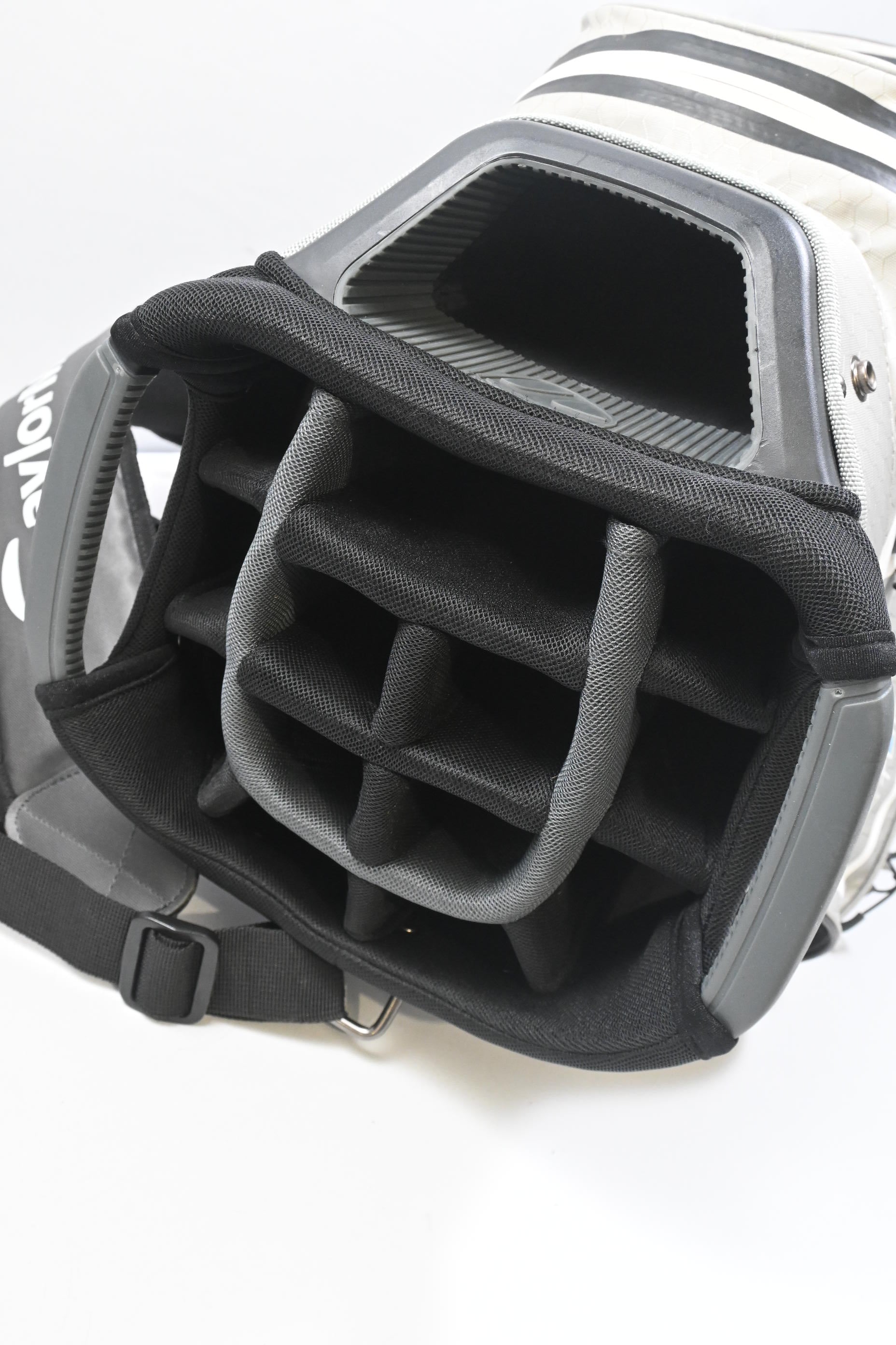 Taylormade Storm Dry Cart Bag / 14-Way Divider / Grey, White & Black