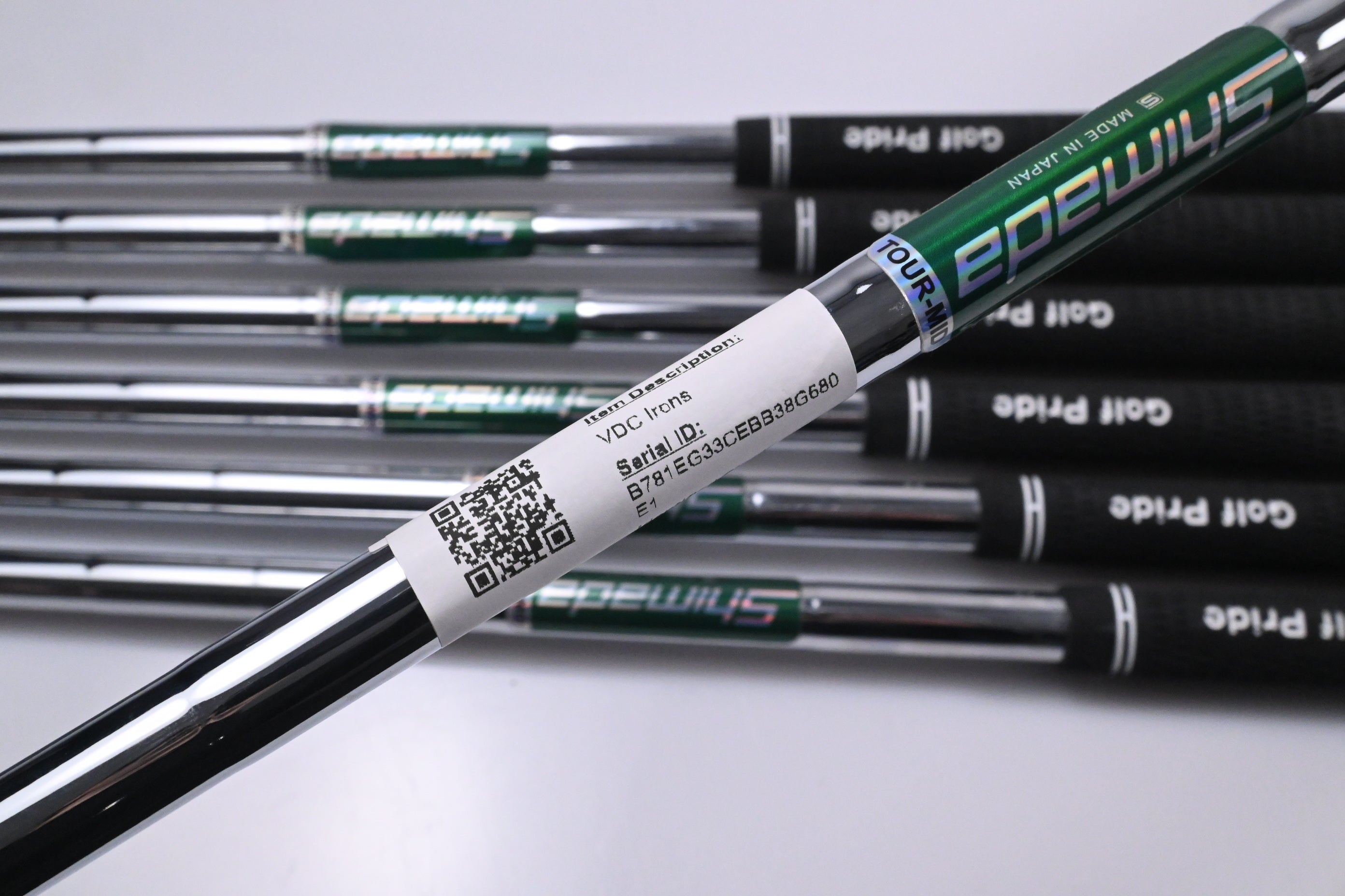 Vega VDC Irons / 4-PW / Stiff Flex Shimada Tour-Mid Shafts