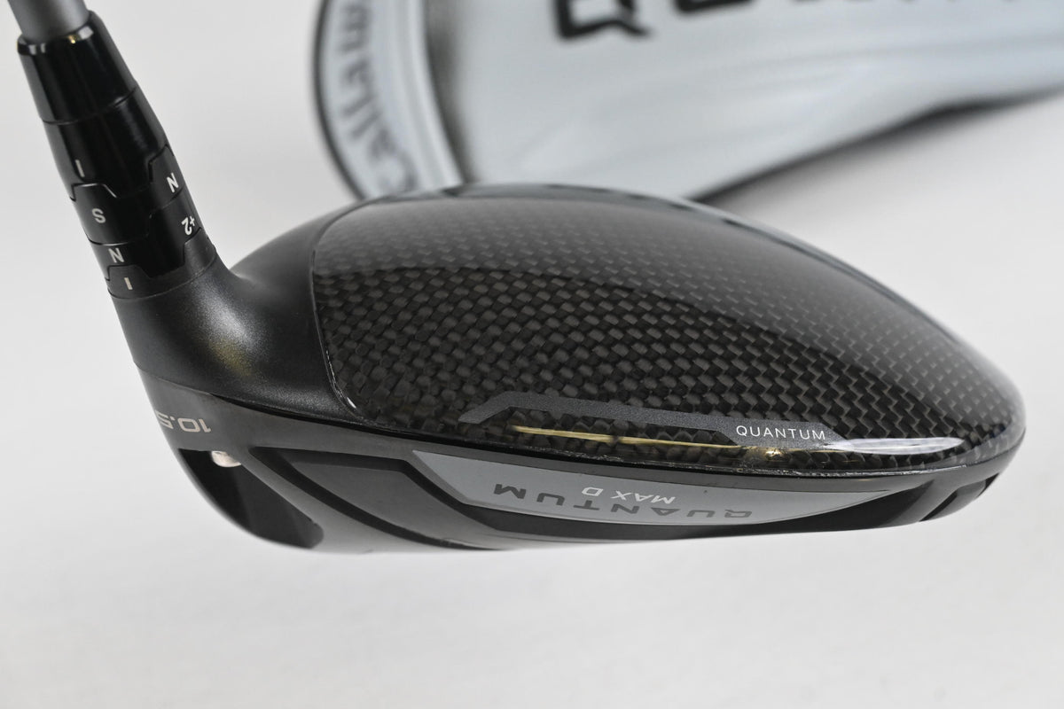 Callaway Quantum Max D Drivers / 10.5 Degree / Stiff Flex Denali Frost Silver 60