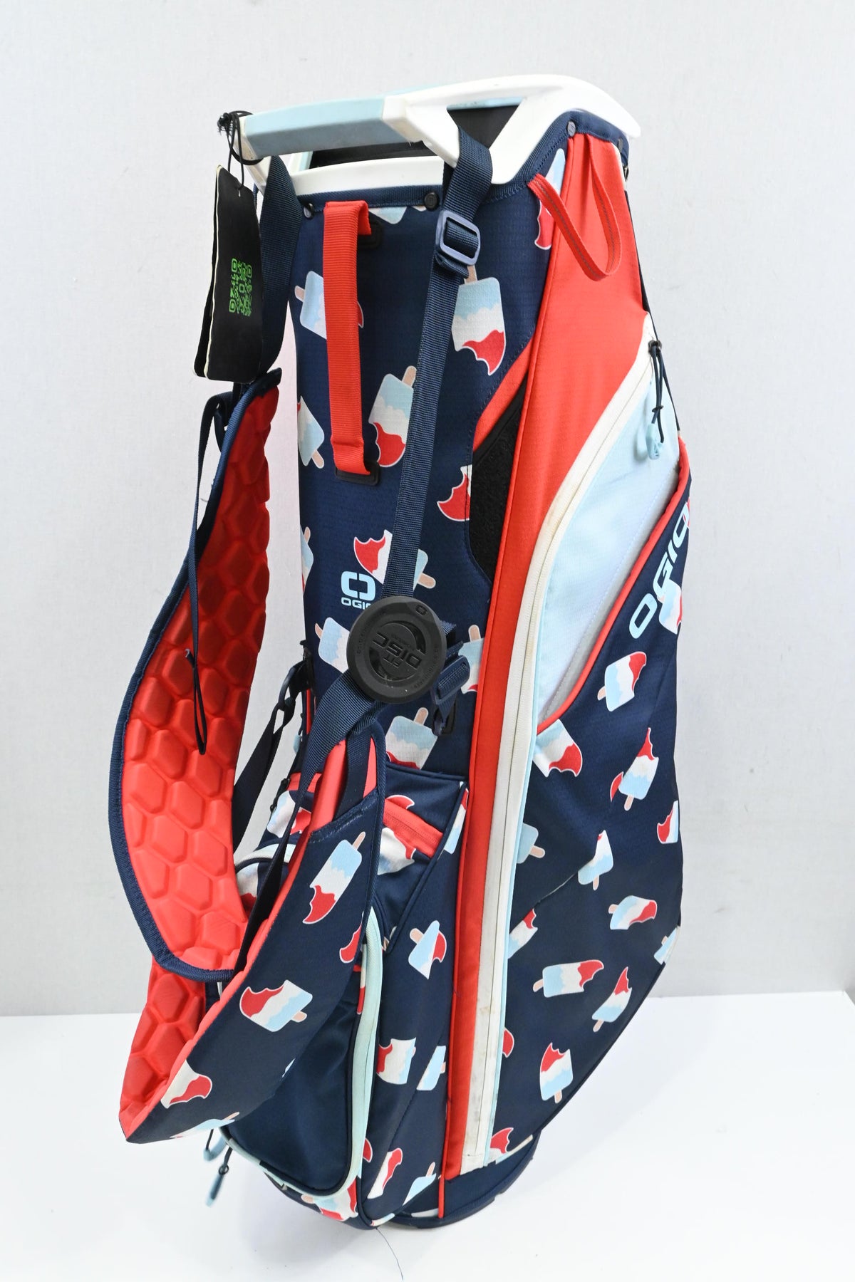 Ogio Stand Bag Golf Bag / 4-Way Divider / Blue, White, Red
