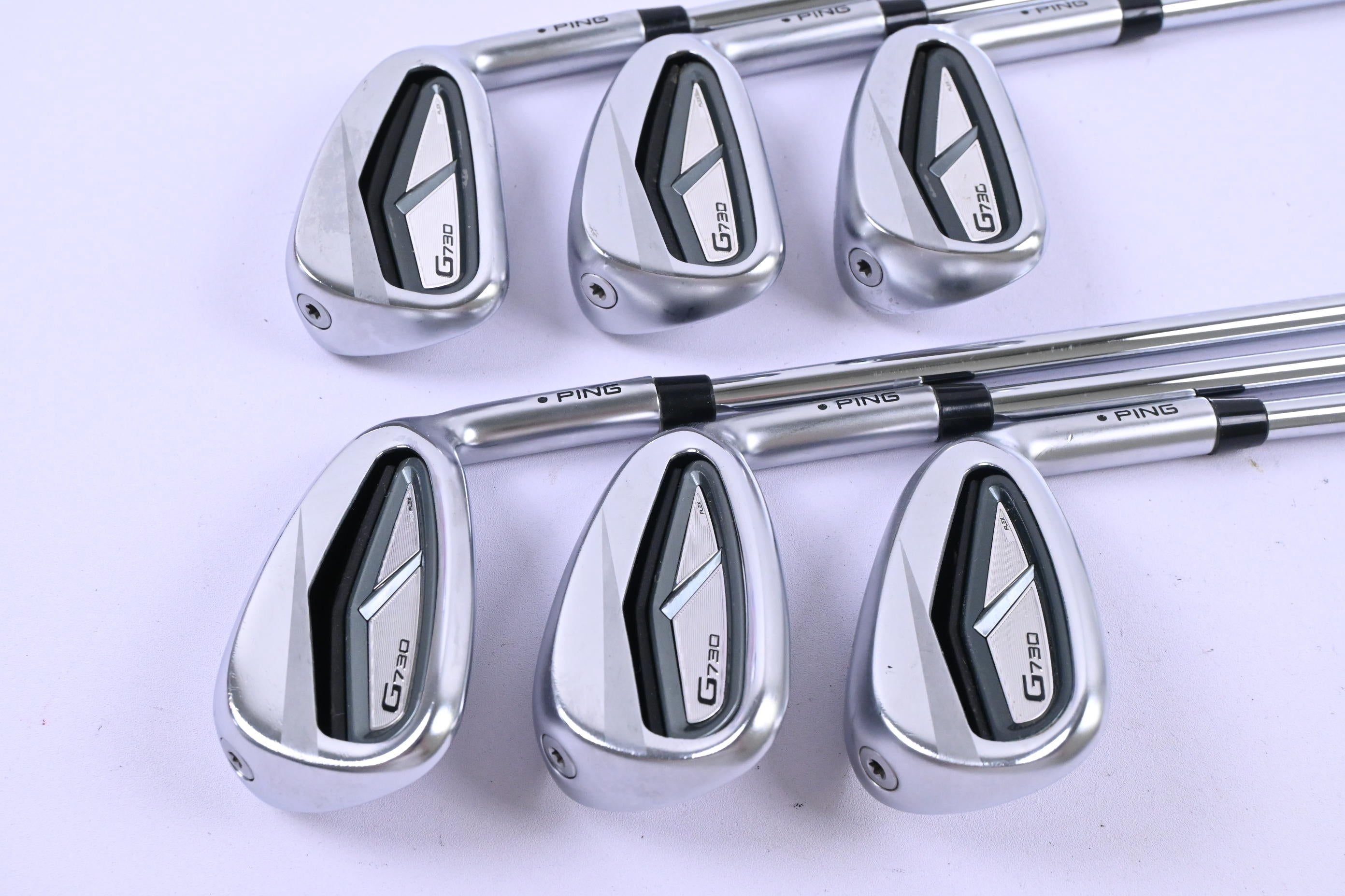 Ping G730 Irons / 6-PW+GW / Black Dot / Regular Flex N.S.PRO 950 GH Neo Shafts