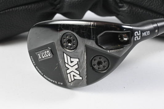 PXG 0317 X Gen4 #4 Hybrid / 22 Degree / Regular Flex EvenFlow Riptide 80 Shaft