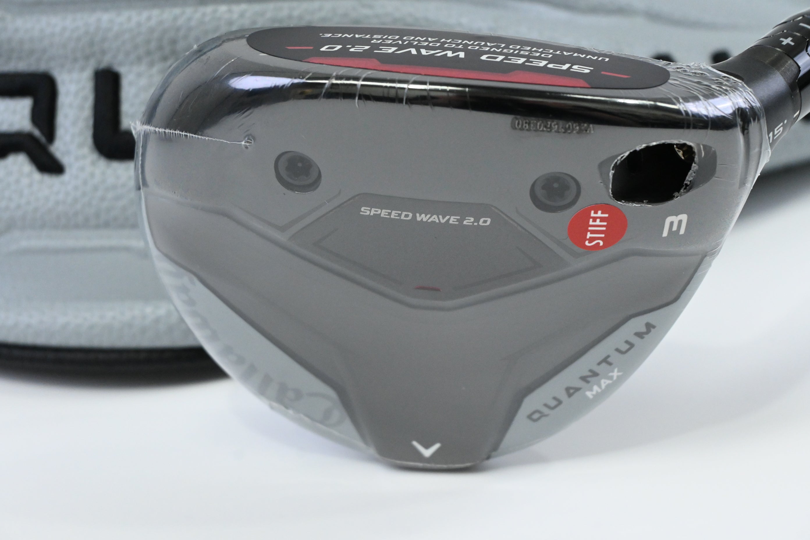 Callaway Quantum Max #3 Wood / 15 Degree / Stiff Flex Denali Frost Silver 60