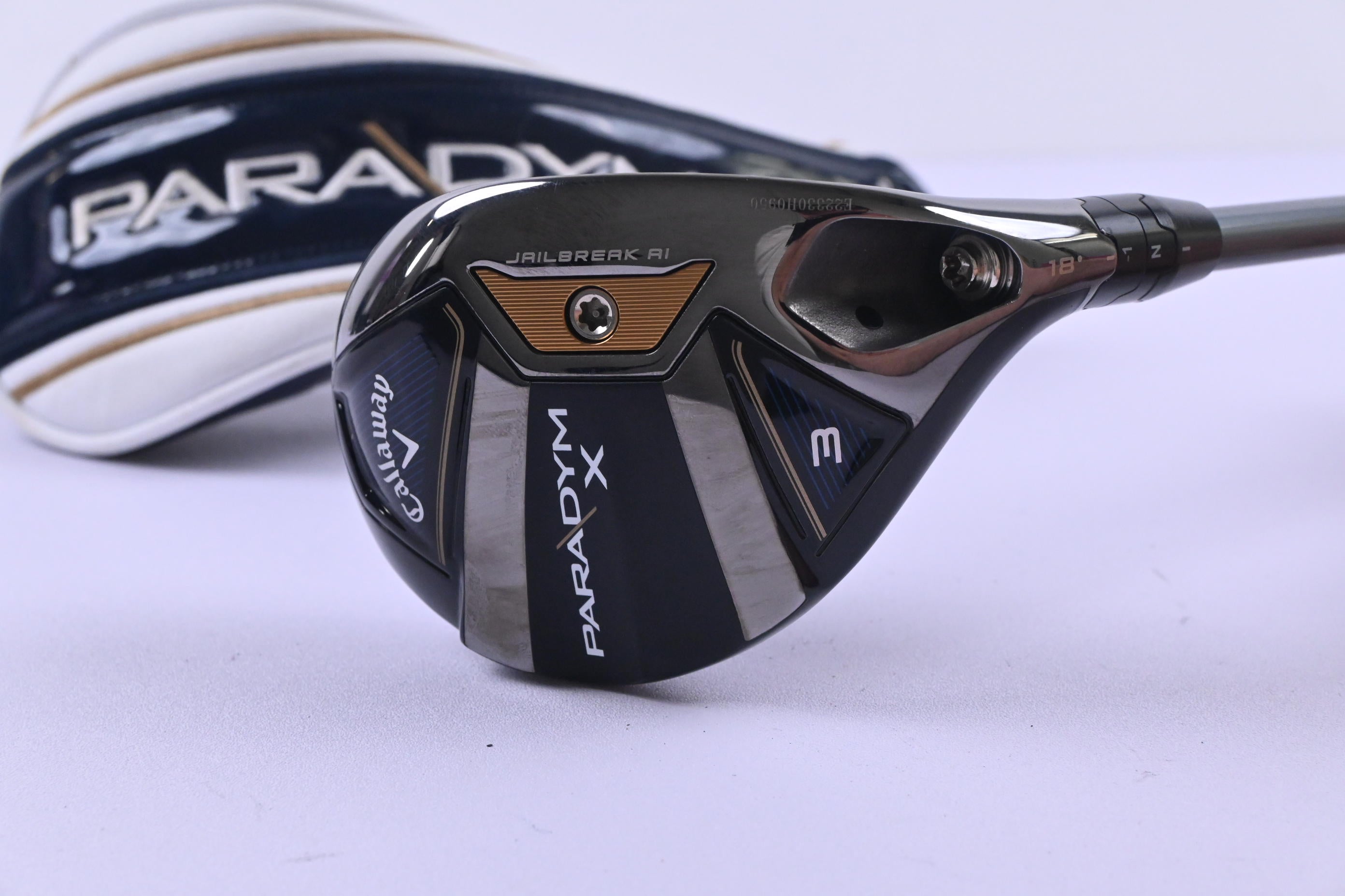 Callaway Paradym X #3 Hybrid / 18 Degree / Regular Flex HZRDUS Gen4 Silver 65