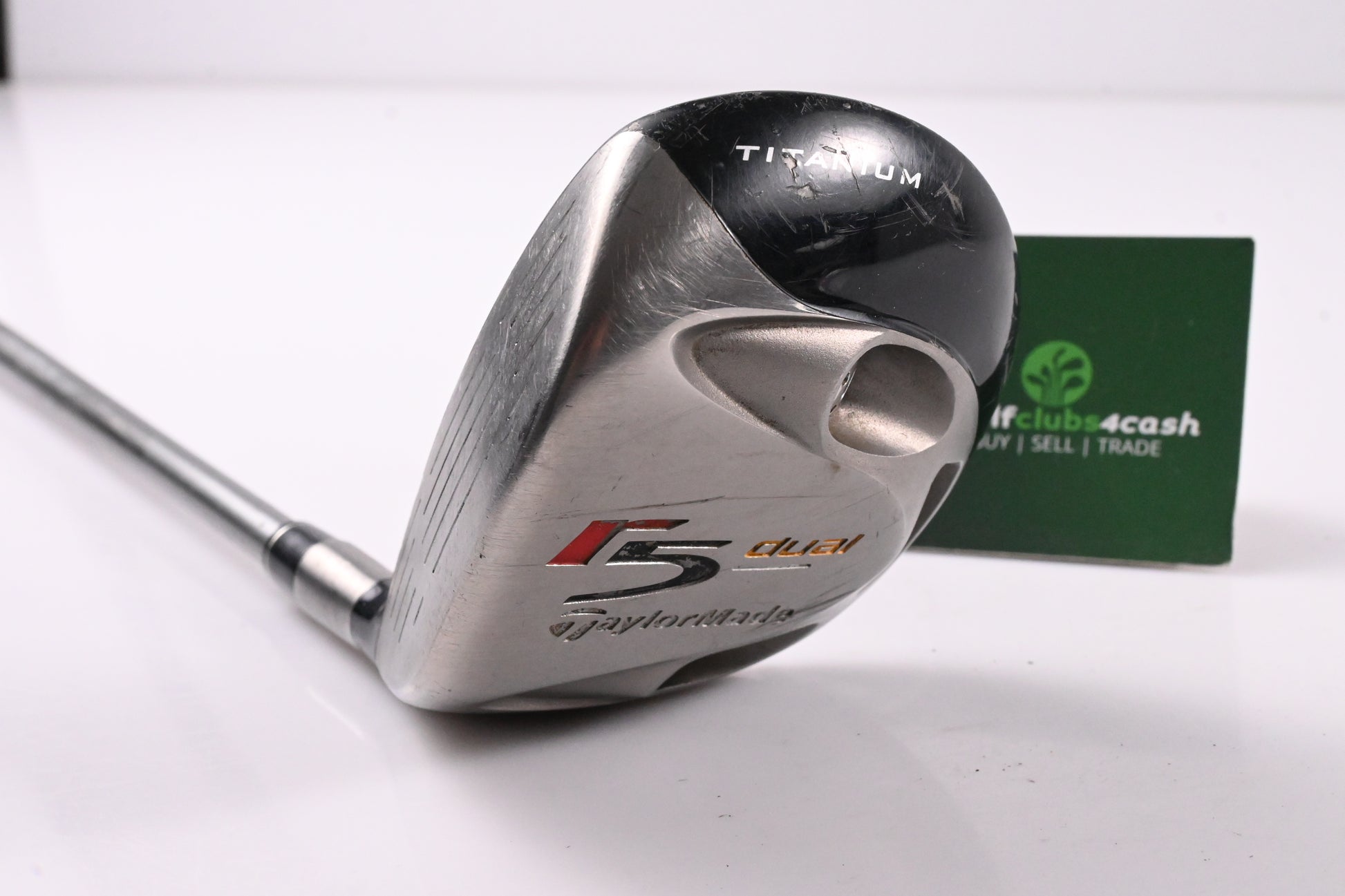 Left Hand Taylormade R5 Dual #5 Wood / 18 Degree / Stiff Flex M.A.S.2 55 Shaft