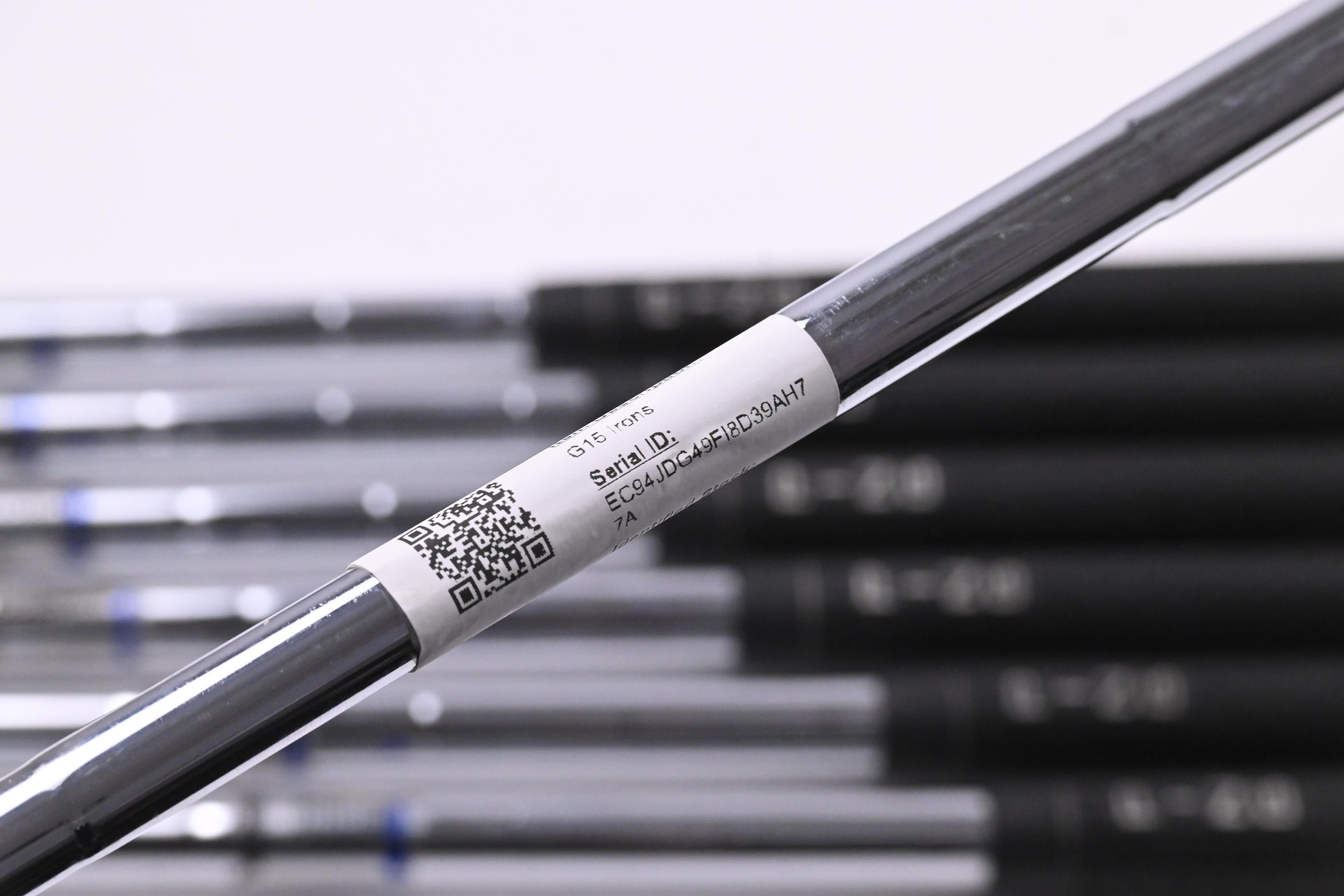 Ping G15 Irons / 4-PW / Green Dot / Stiff Flex Ping Z-Z65 Shafts