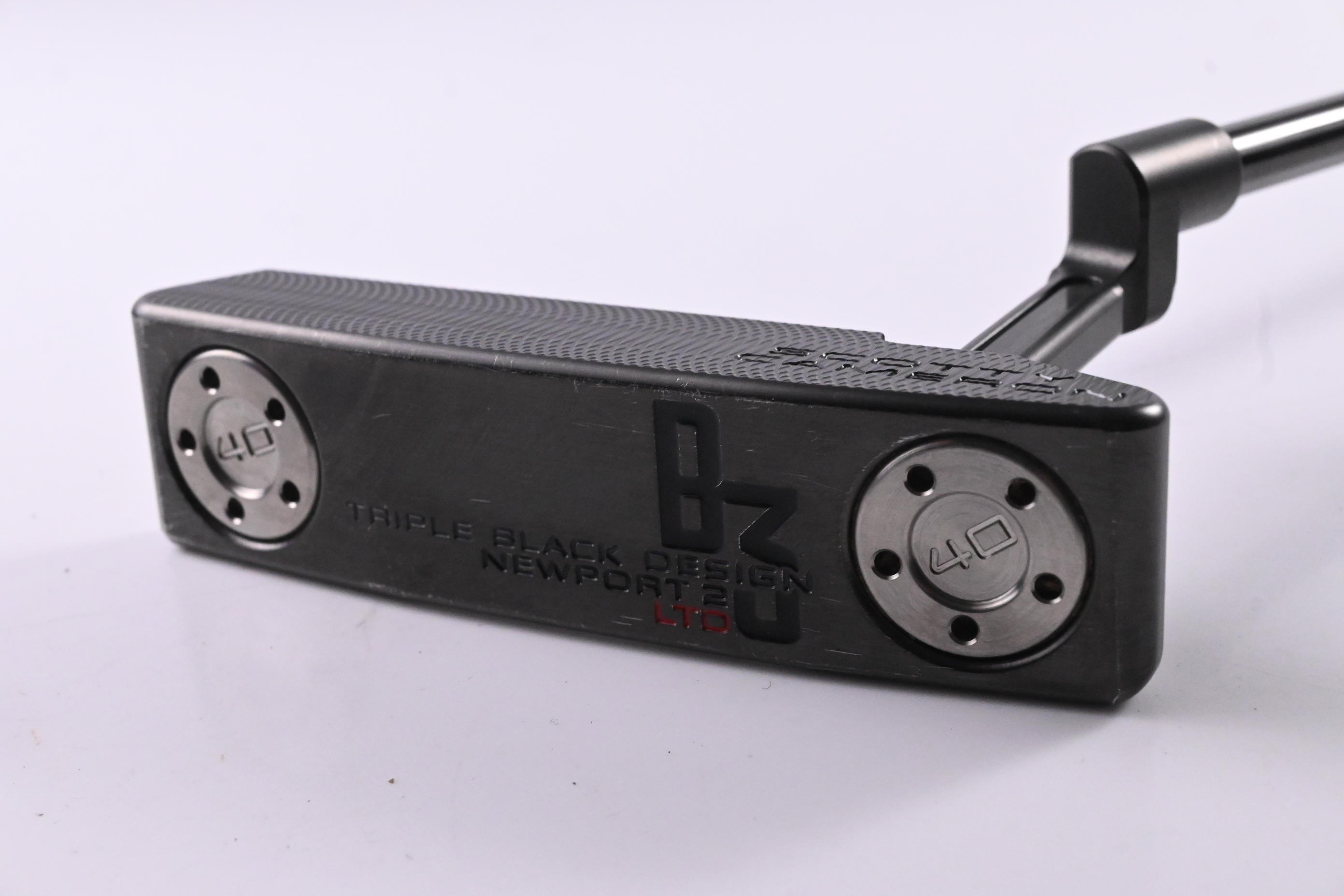 Scotty Cameron B3 Triple Black Design LTD Newport 2 Putter / 33 Inch