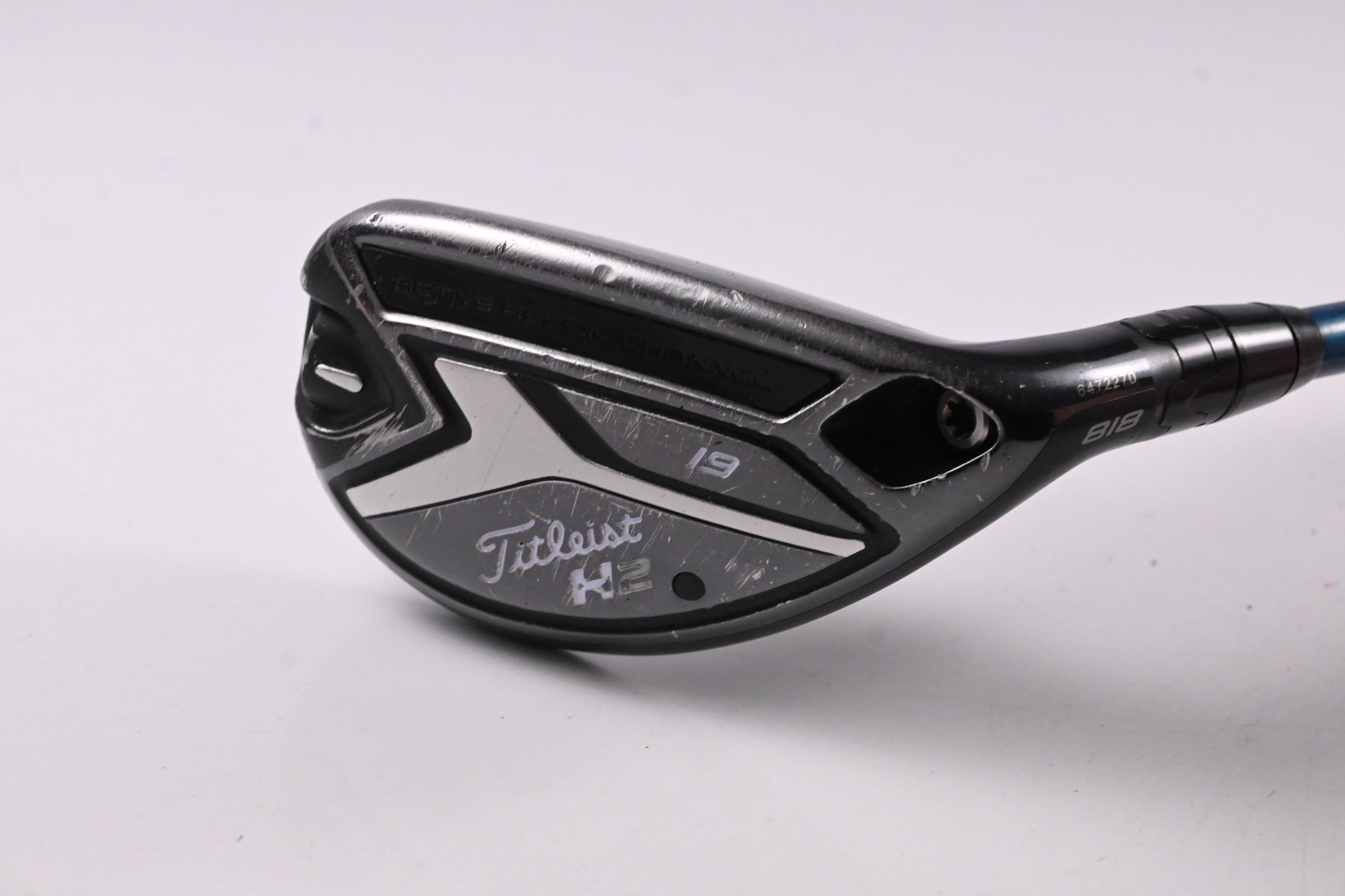 Titleist 818 H2 #3 Hybrid / 19 Degree / Stiff Flex Evenflow Blue 85 Shaft