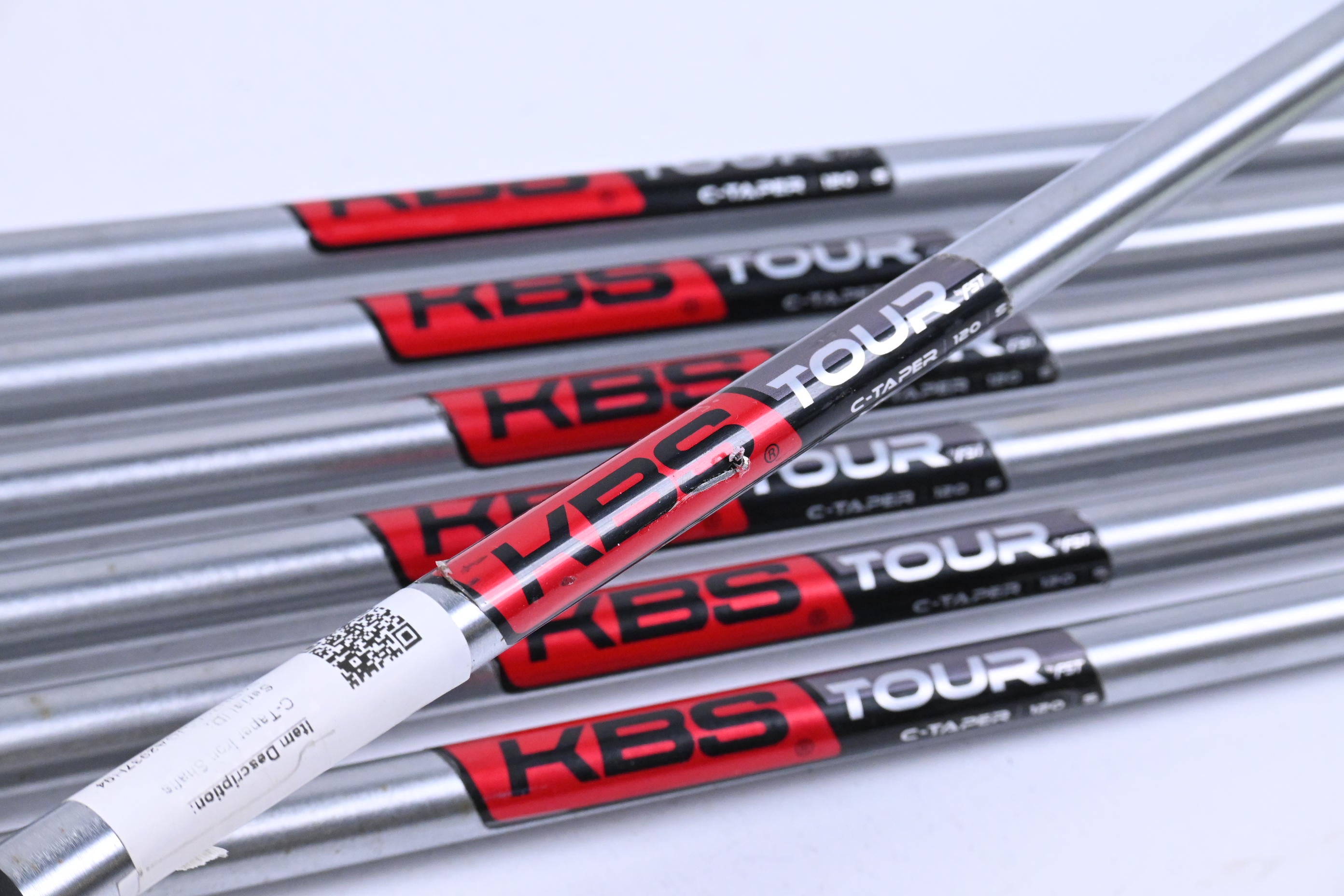 KBS Tour C-Taper 120 Iron Shafts / Stiff Flex / Set Of 7 / .335 Tip