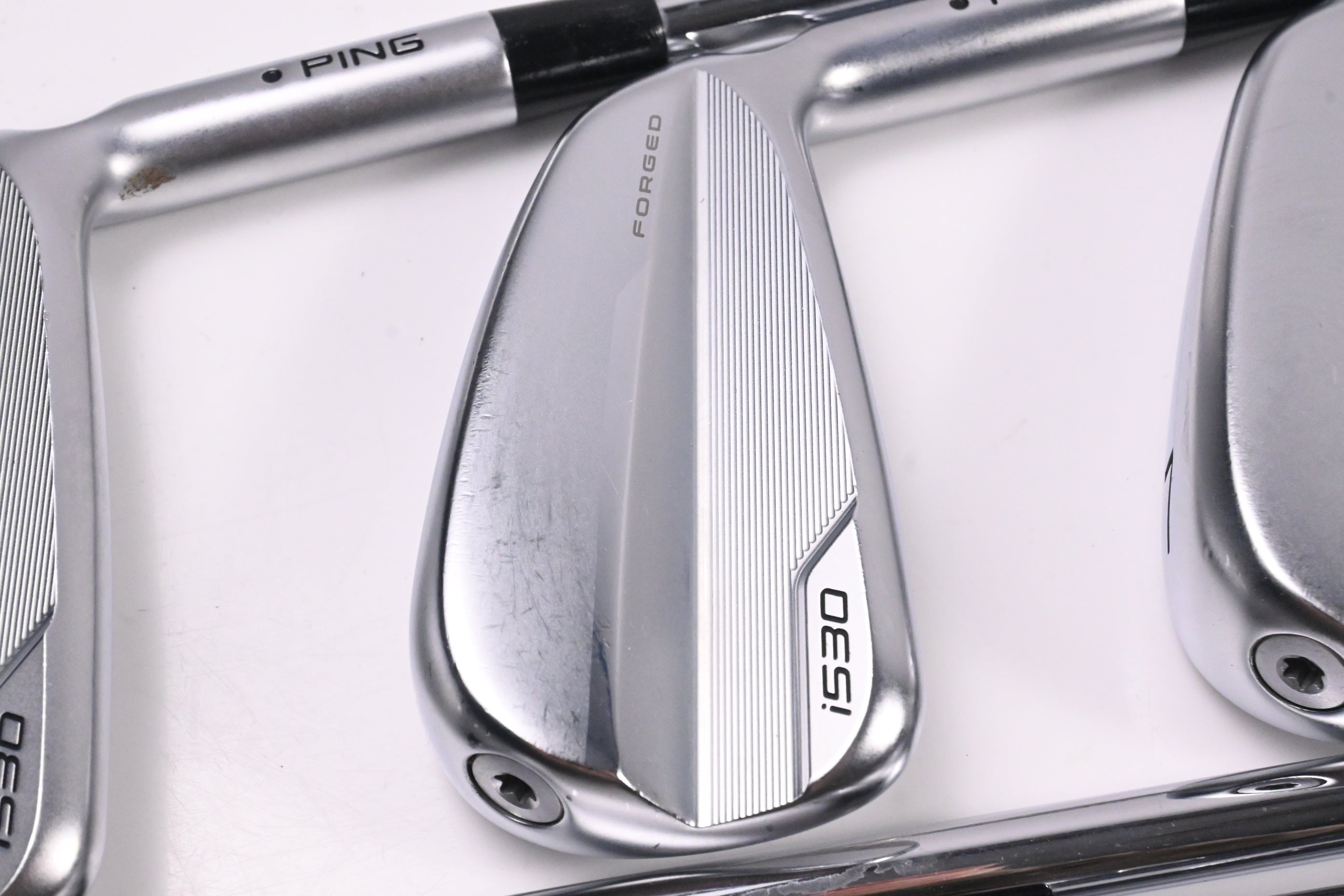 Ping i530 Irons / 5-PW+UW / Black Dot / Stiff Flex N.S.Pro Modus3 Tour 105