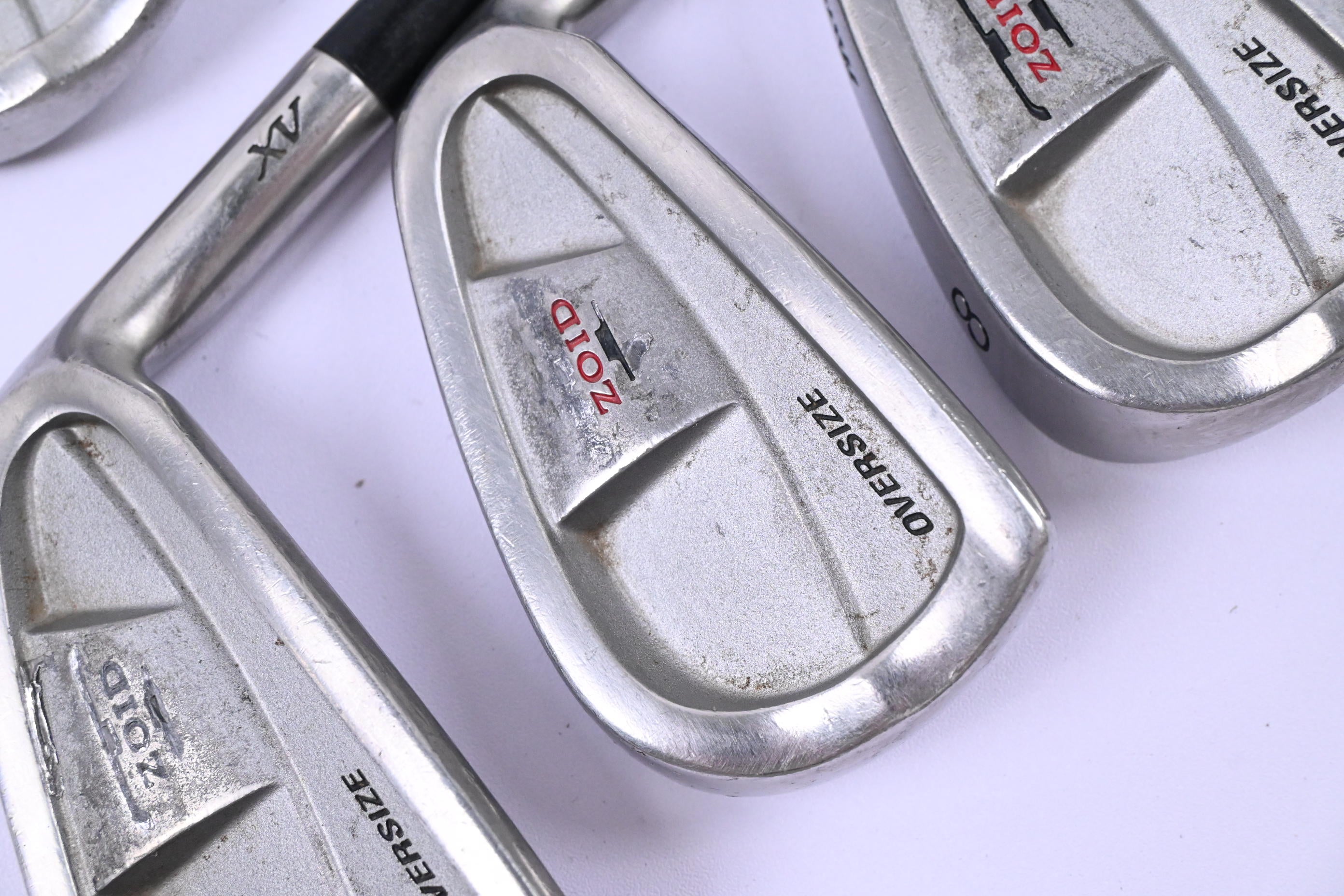 Mizuno T-Zoid O/S Irons / 3-9i / Regular Flex Mizuno TechnoFlex Gold Shafts