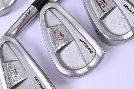 Mizuno T-Zoid O/S Irons / 3-9i / Regular Flex Mizuno TechnoFlex Gold Shafts