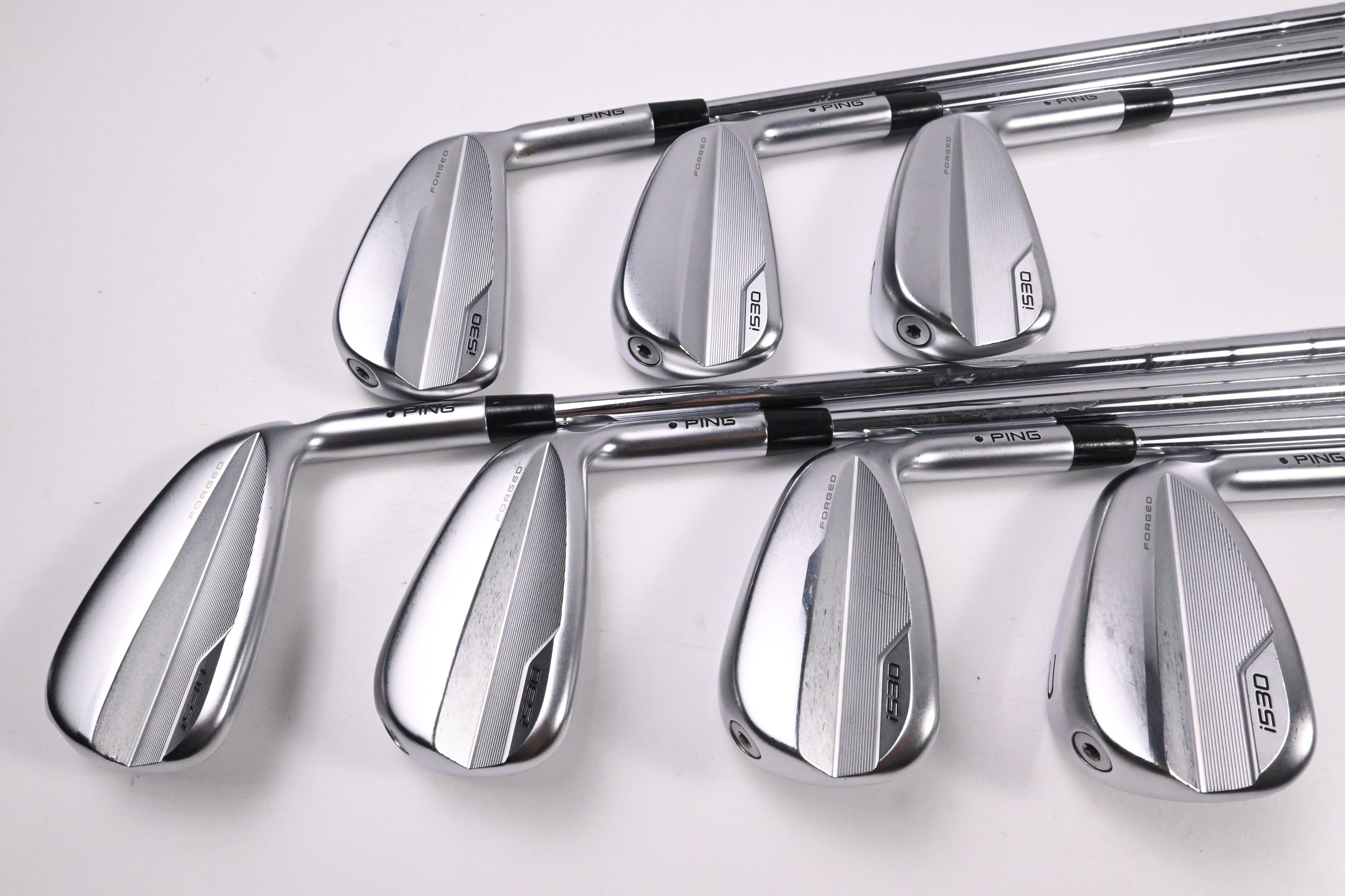 Ping i530 Irons / 5-PW+UW / Black Dot / Stiff Flex N.S.Pro Modus3 Tour 105