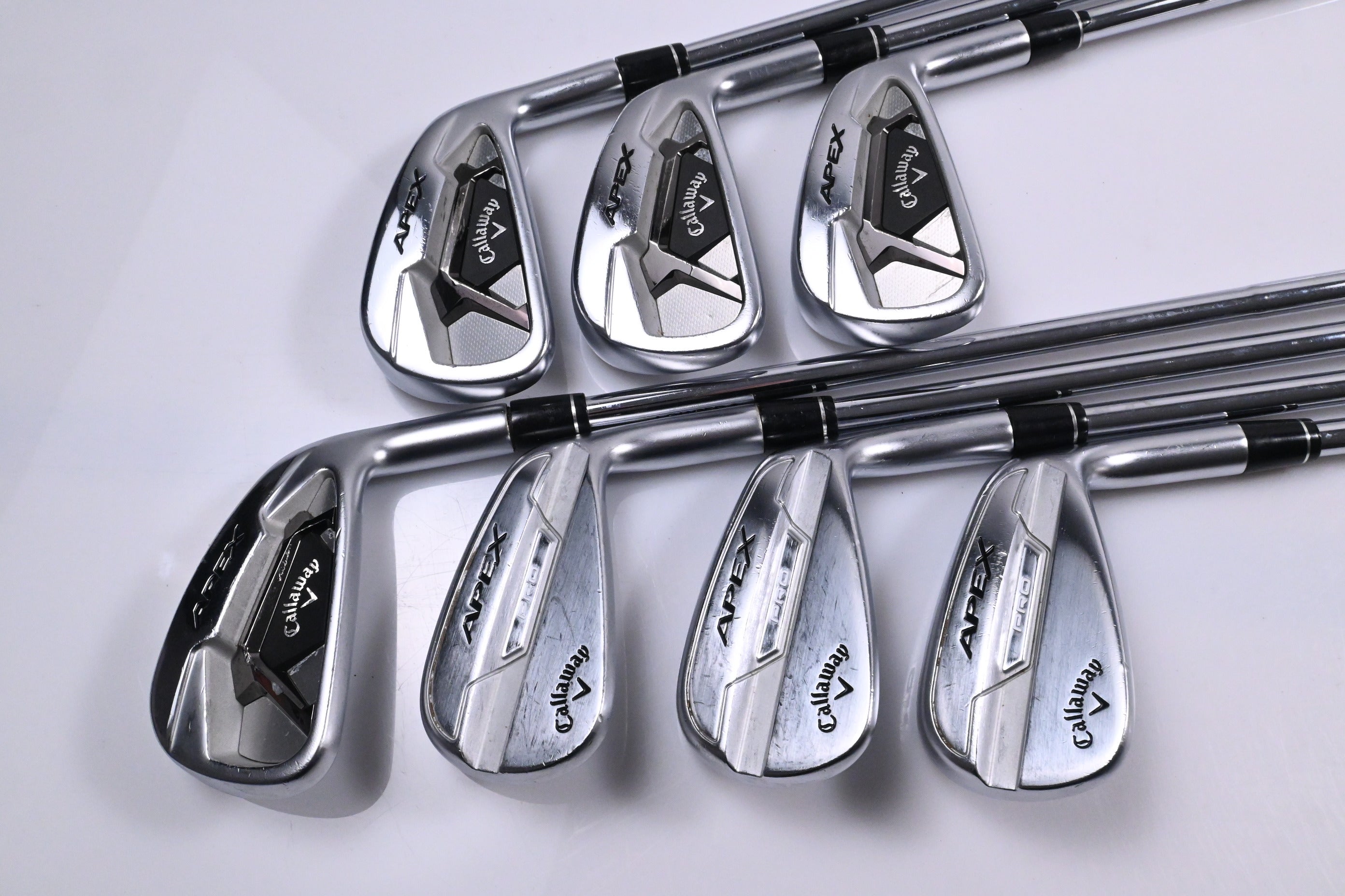 Callaway Apex 21 / Apex Pro Combo Irons / 4-PW / Stiff Flex Elevate ETS 115