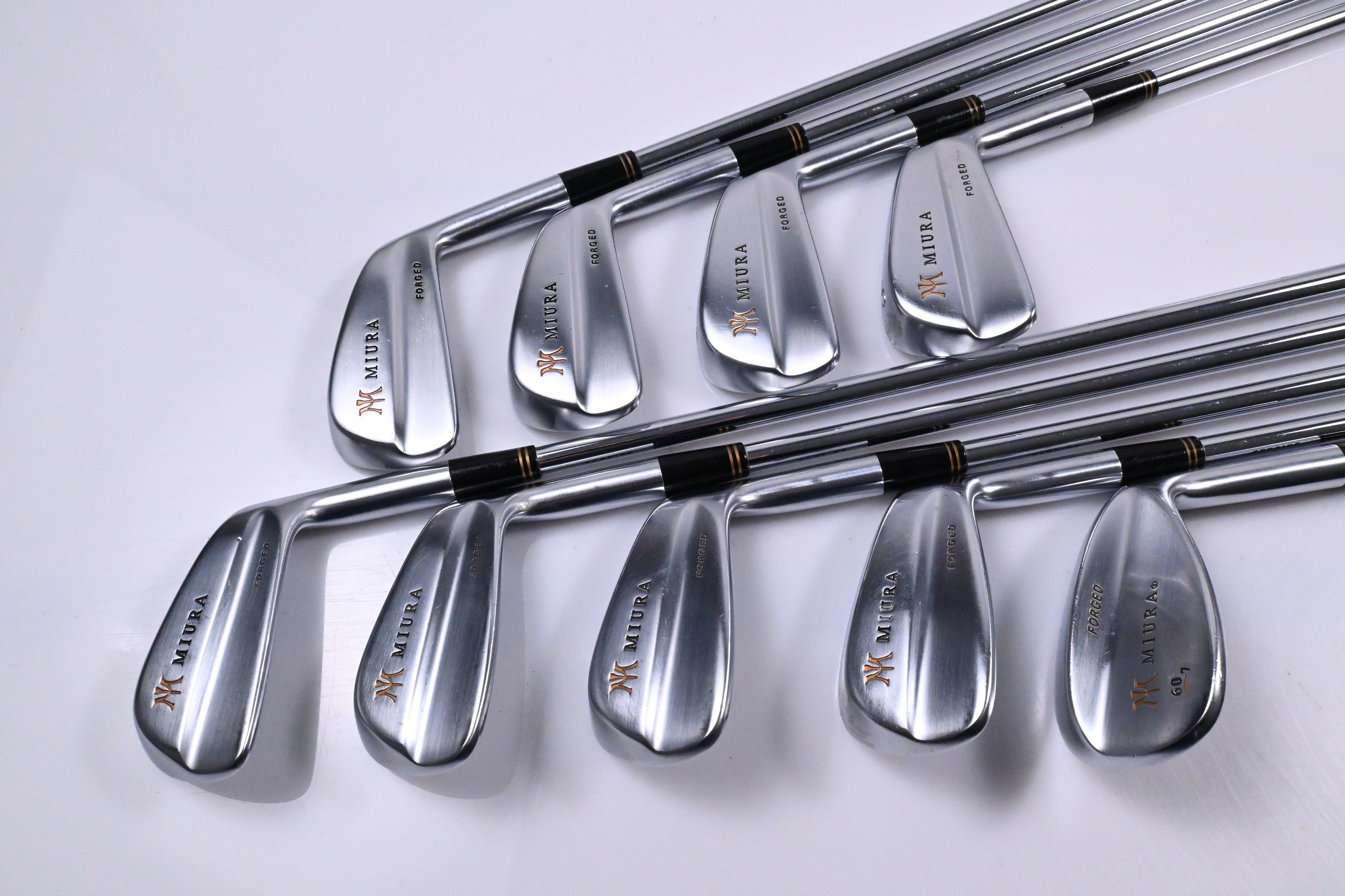 Miura Tournament Blade Irons / 3-PW+60° / Regular Flex Rifle Precision Shafts