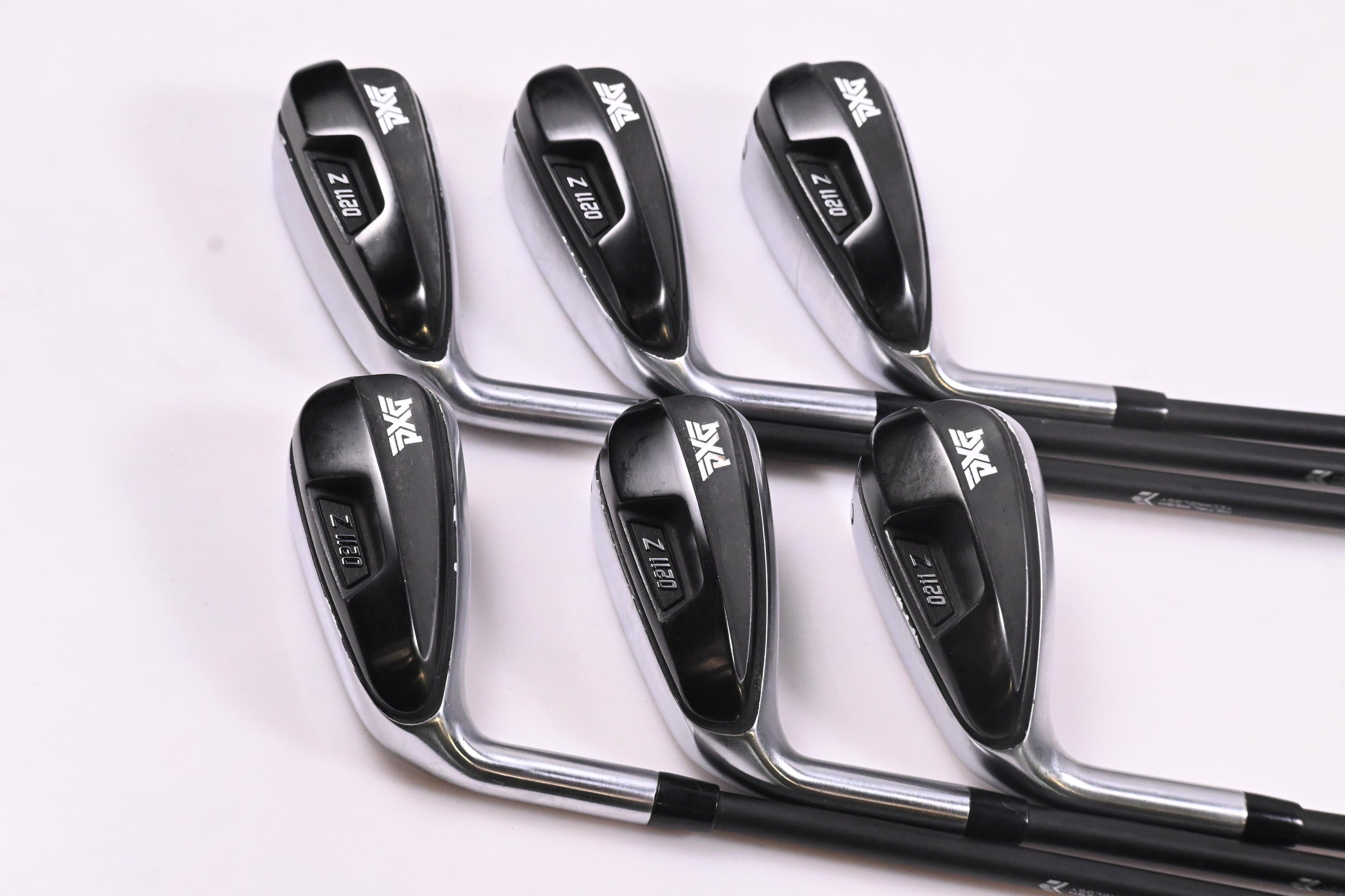 Left Hand PXG 0211 Z Hybrid-Irons / 6-PW+SW / Regular Flex MMT Black 70 Shaft
