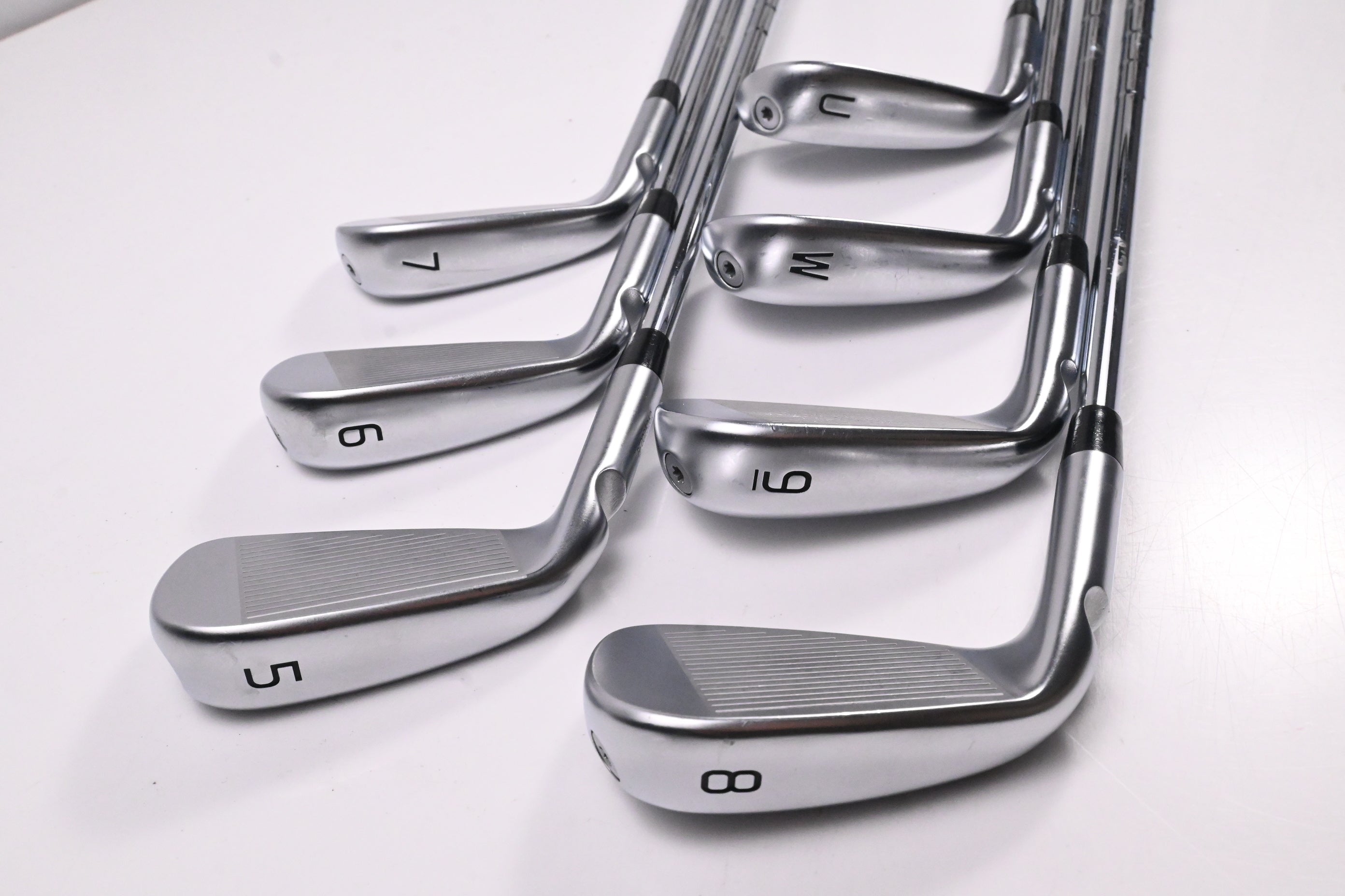 Ping i530 Irons / 5-PW+UW / Black Dot / Stiff Flex N.S.Pro Modus3 Tour 105