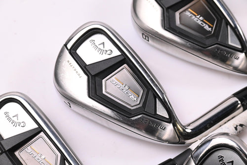 Left Hand Callaway Rogue ST Max OS Lite Irons / 6-PW+AW+GW+SW / Senior Flex