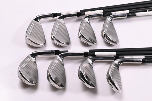 Left Hand Callaway Rogue ST Max OS Lite Irons / 6-PW+AW+GW+SW / Senior Flex