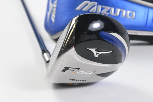 Left Hand Mizuno F-60 #3 Wood / 15 Degree / Regular Flex Mizuno Exsar FS3 70