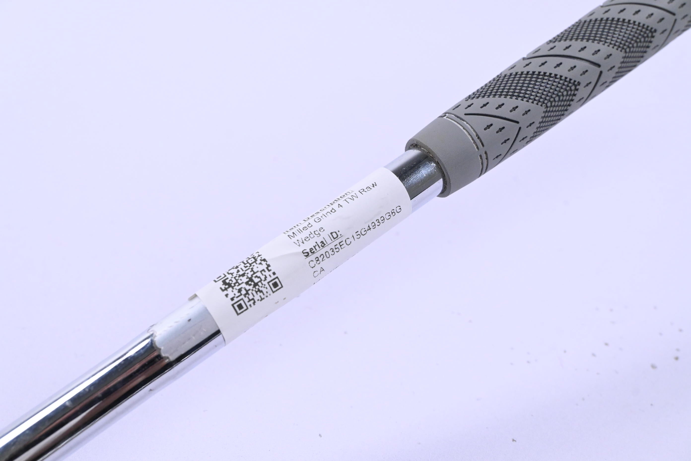 Taylormade Milled Grind 4 TW Raw Lob Wedge / 60 Degree / Wedge Flex Shaft