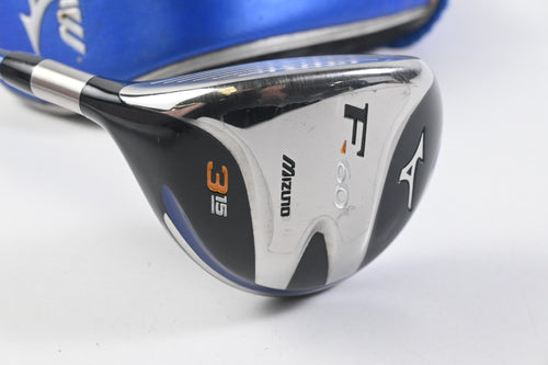 Left Hand Mizuno F-60 #3 Wood / 15 Degree / Regular Flex Mizuno Exsar FS3 70