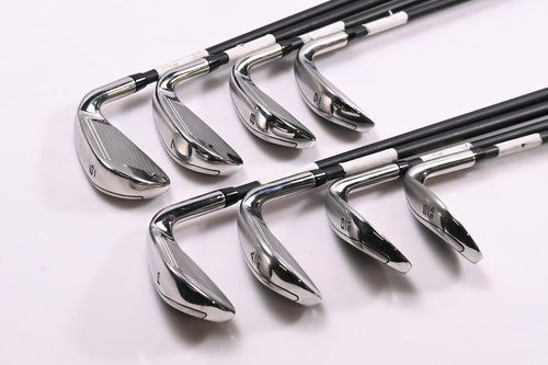 Left Hand Callaway Rogue ST Max OS Lite Irons / 6-PW+AW+GW+SW / Senior Flex