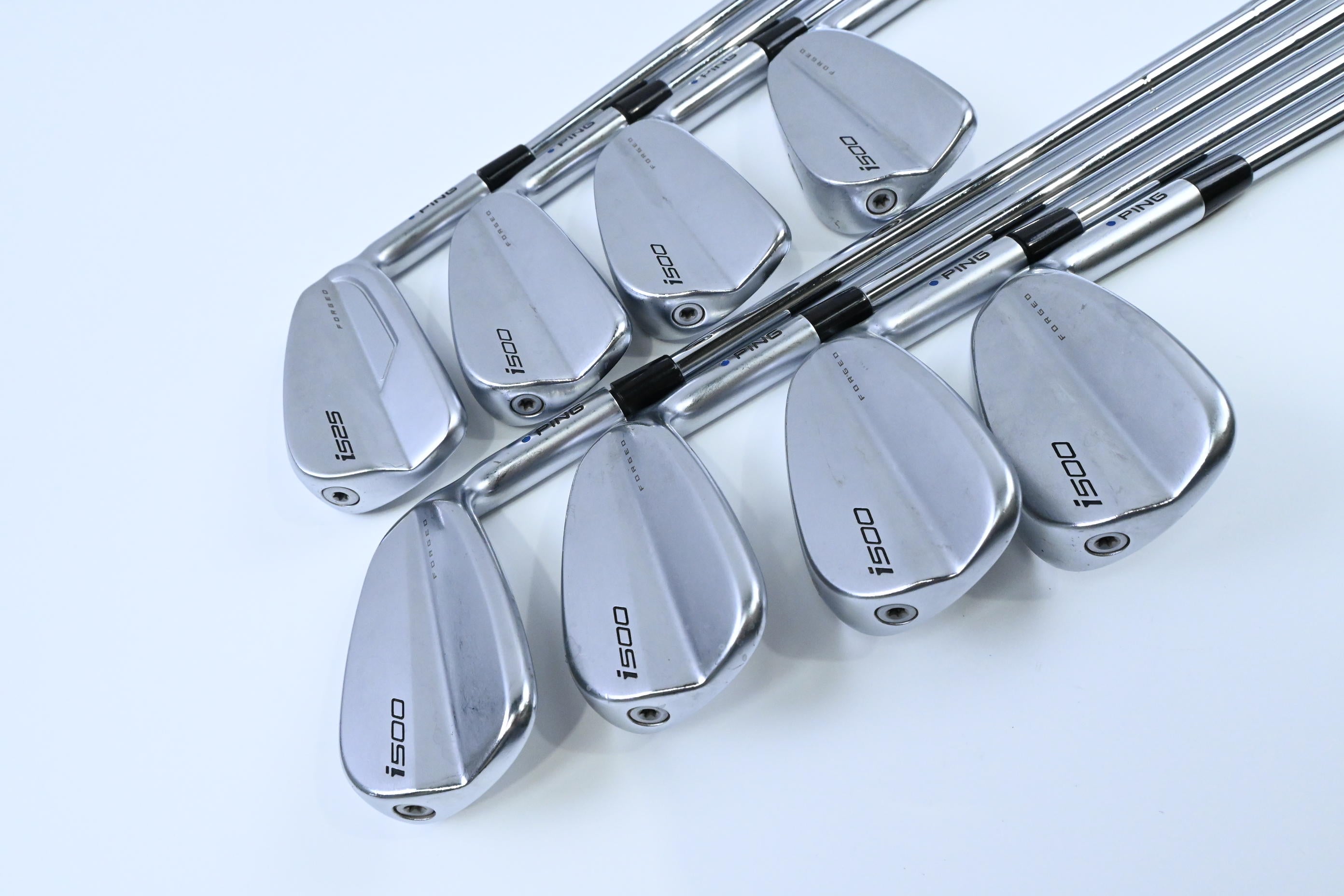 Ping i500 Irons / 4-PW+UW / Blue Dot / Stiff Flex Dynamic Gold 120 S300 Shafts
