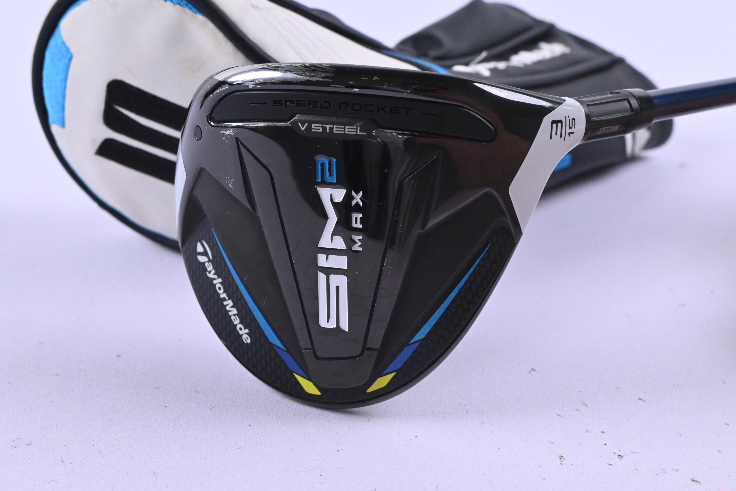 Taylormade SIM2 Max #3 Wood / 15 Degree / Stiff Flex Fujikura Ventus Blue 6