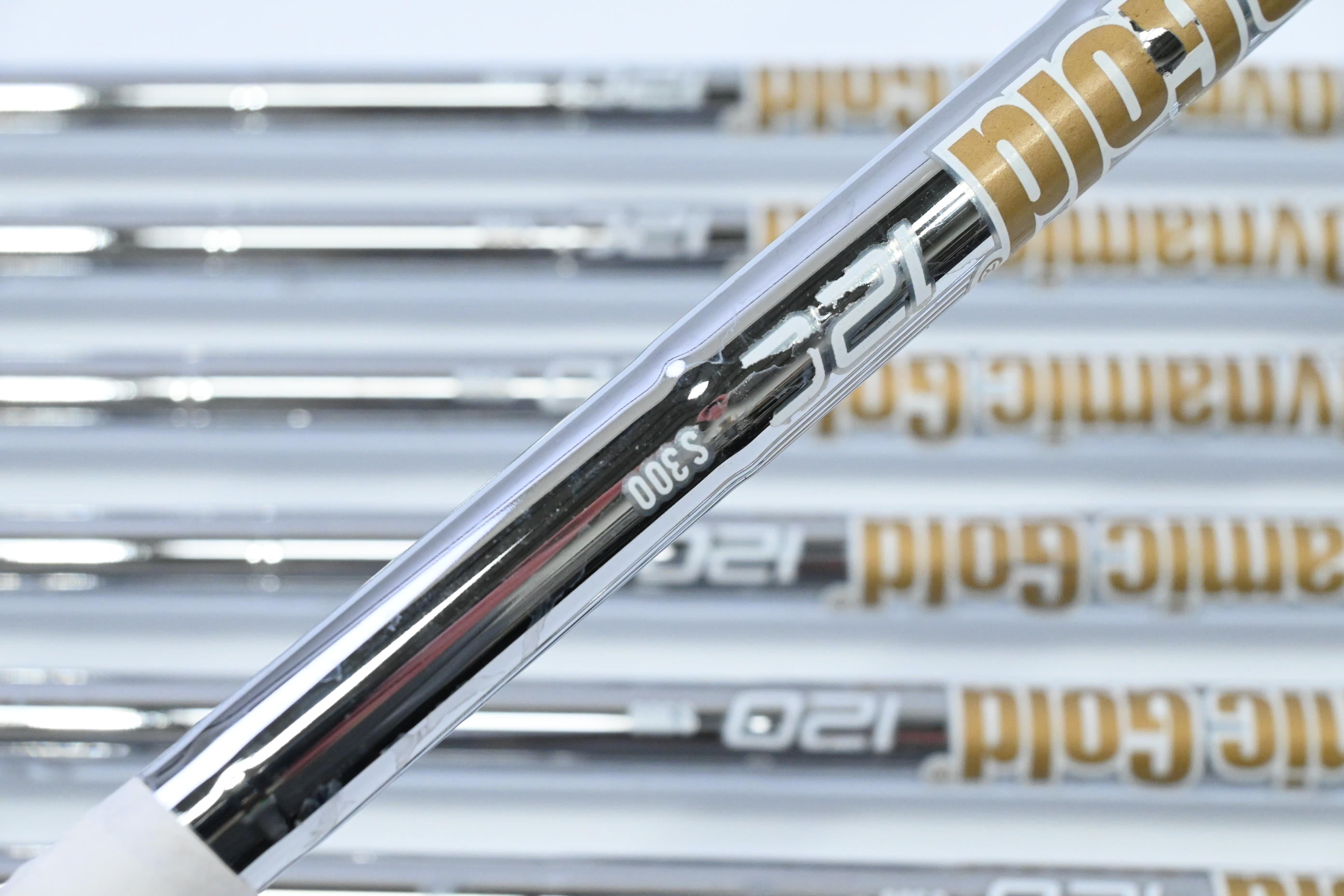 Ping i500 Irons / 4-PW+UW / Blue Dot / Stiff Flex Dynamic Gold 120 S300 Shafts