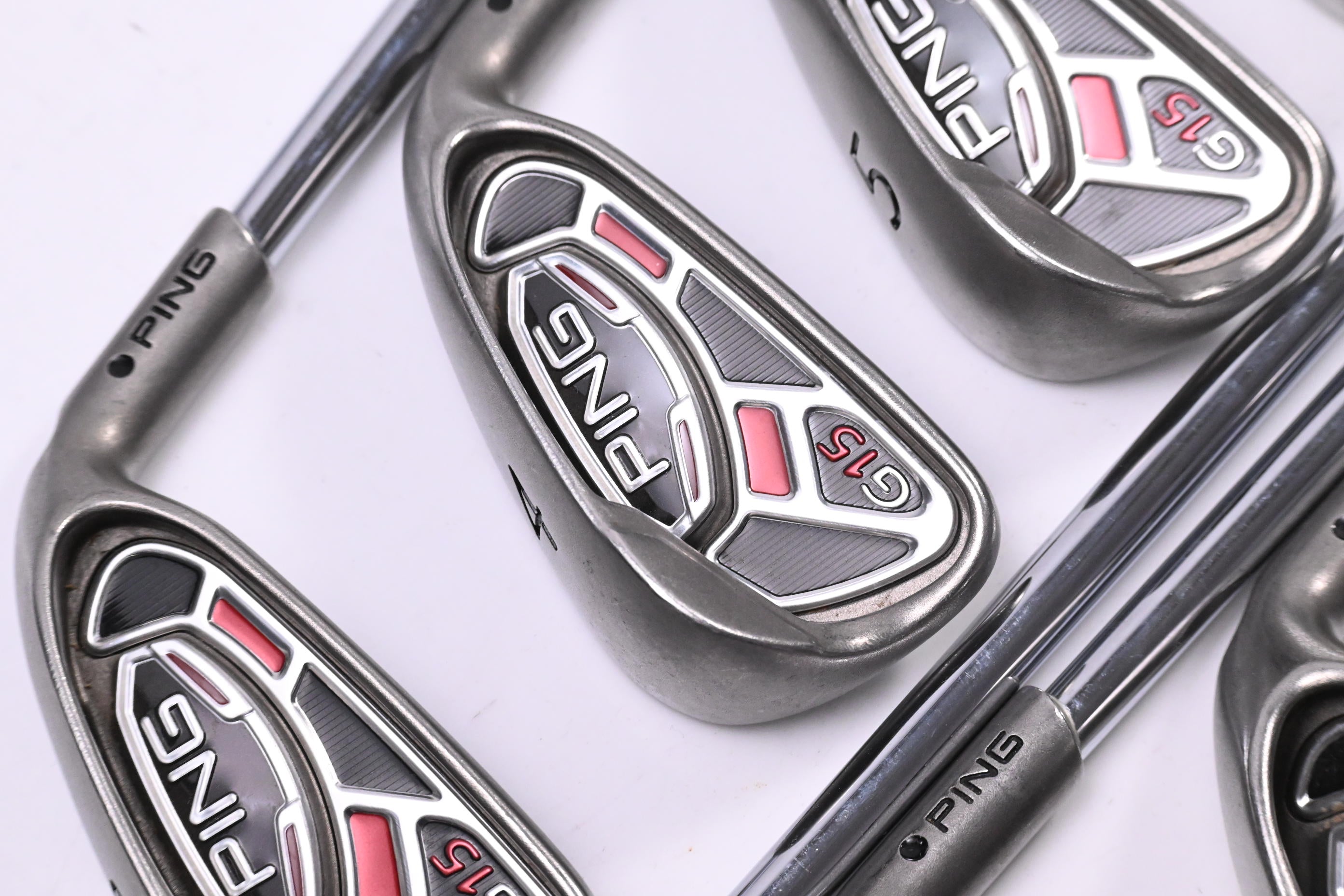 Ping G15 Irons / 3-PW+SW / Black Dot / Regular Flex Ping AWT Shafts