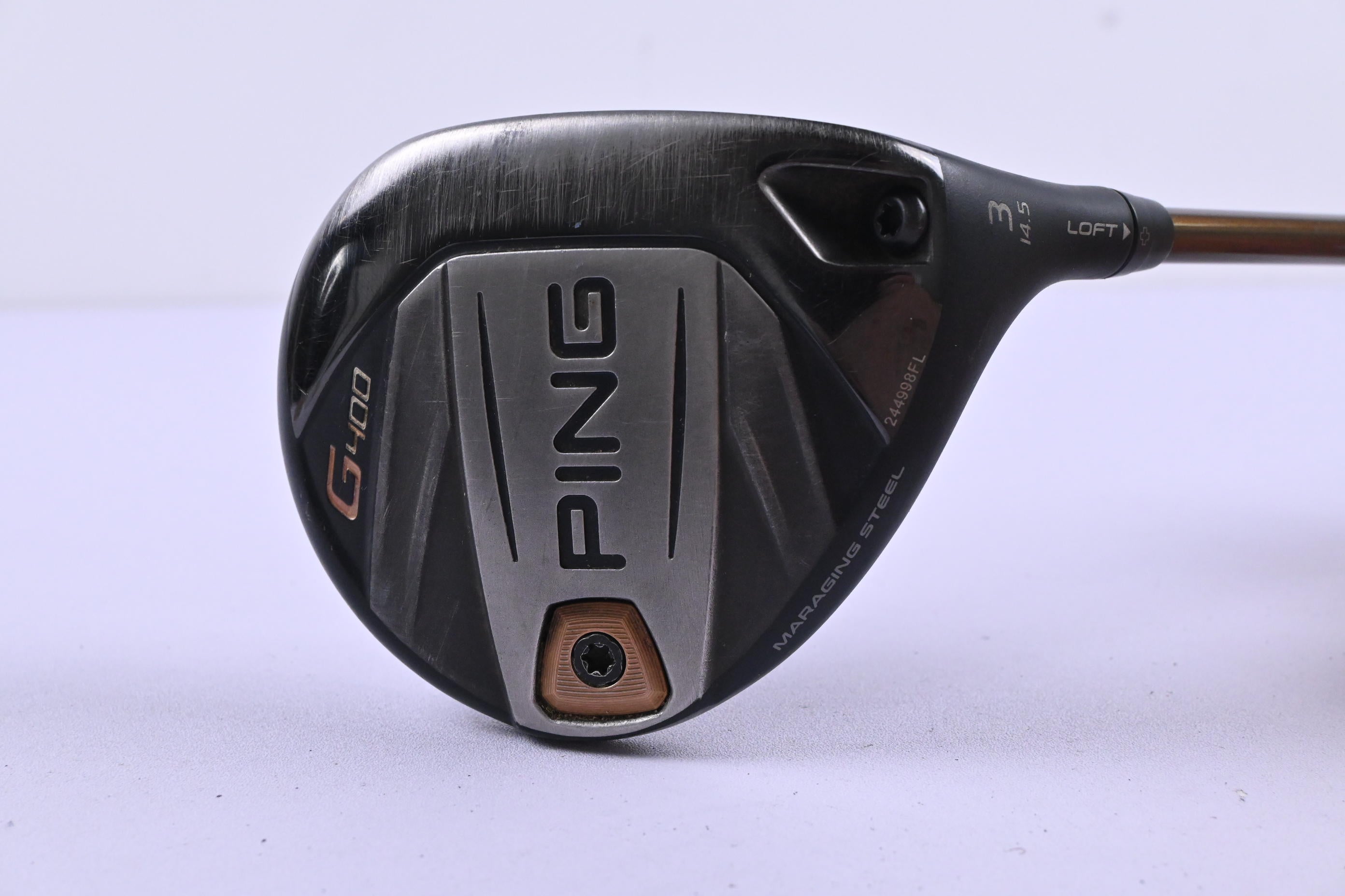 Ping G400 #3 Wood / 14.5 Degree / Stiff Flex Ping Alta CB 65 Shaft